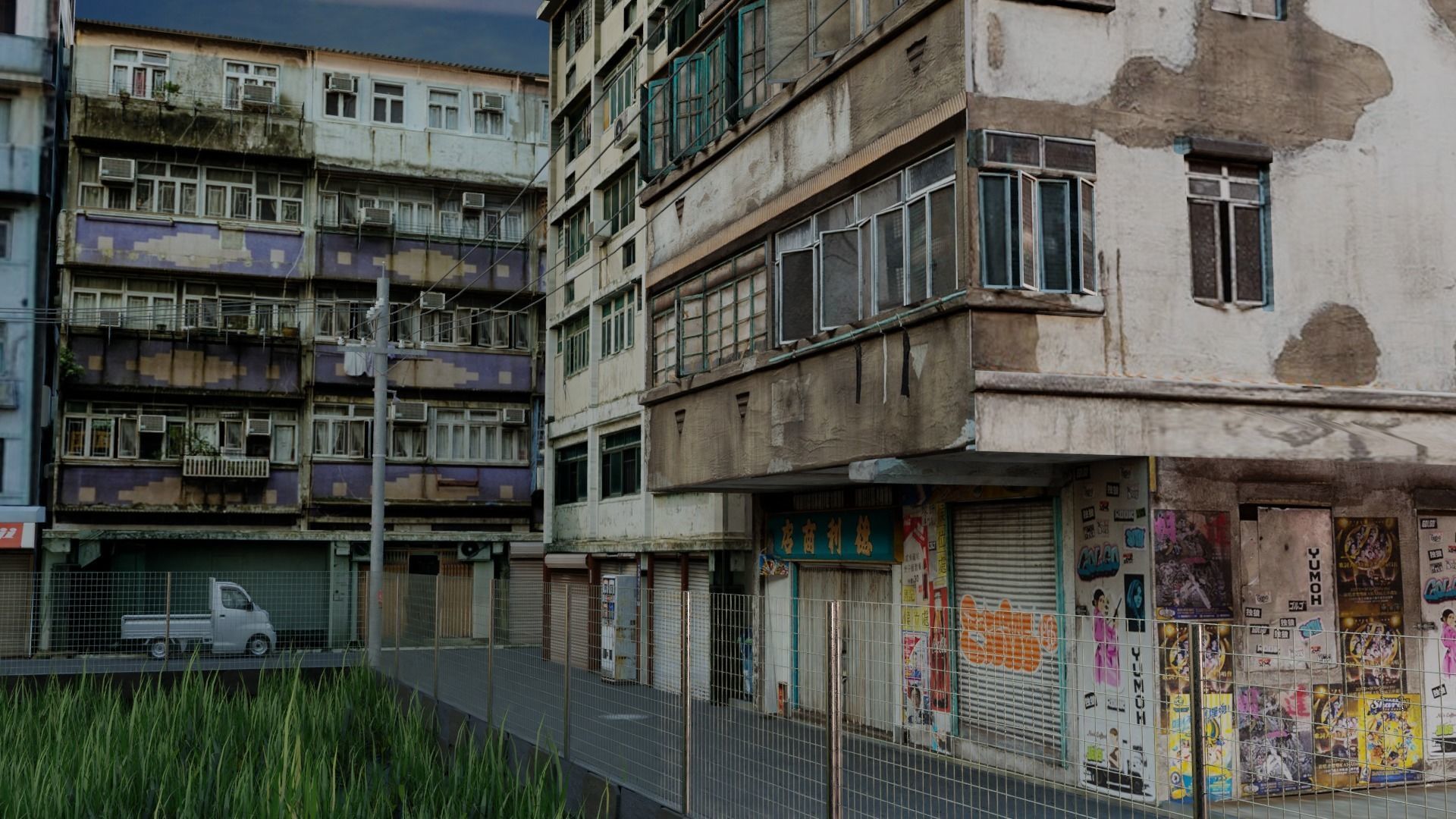 Back Street 2 Free low-poly 3D model_3