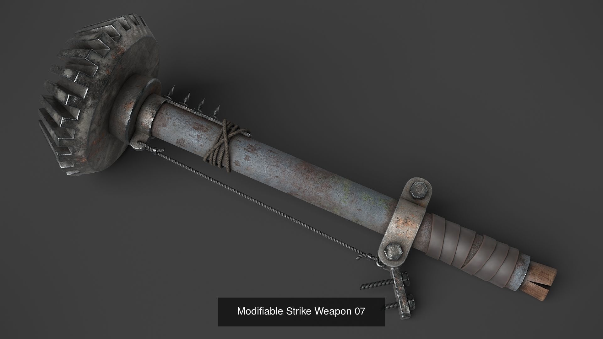 Modifiable Strike Weapons 1 3D Model Collection_18