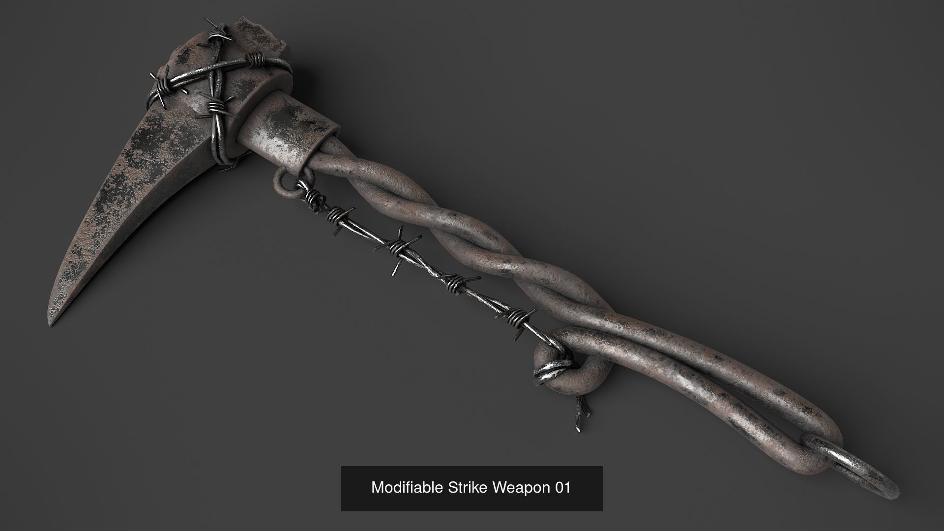 Modifiable Strike Weapons 1 3D Model Collection_6