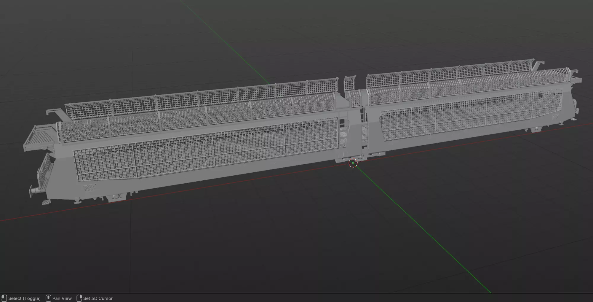 Pre supported H0 1-87 scale Laeks TA 370 GEFCO freight car 3D print model_5