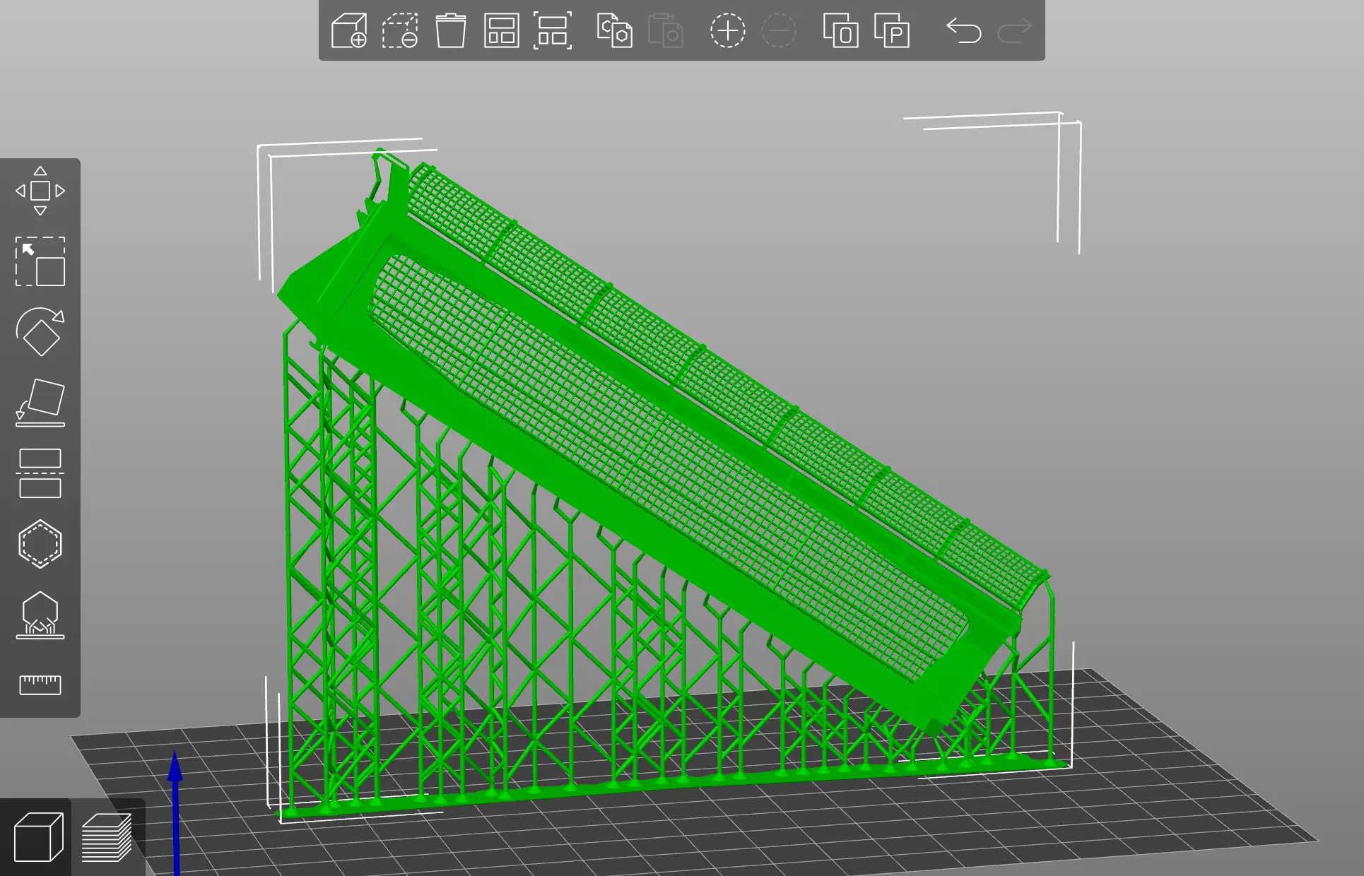 Pre supported H0 1-87 scale Laeks TA 370 GEFCO freight car 3D print model_16