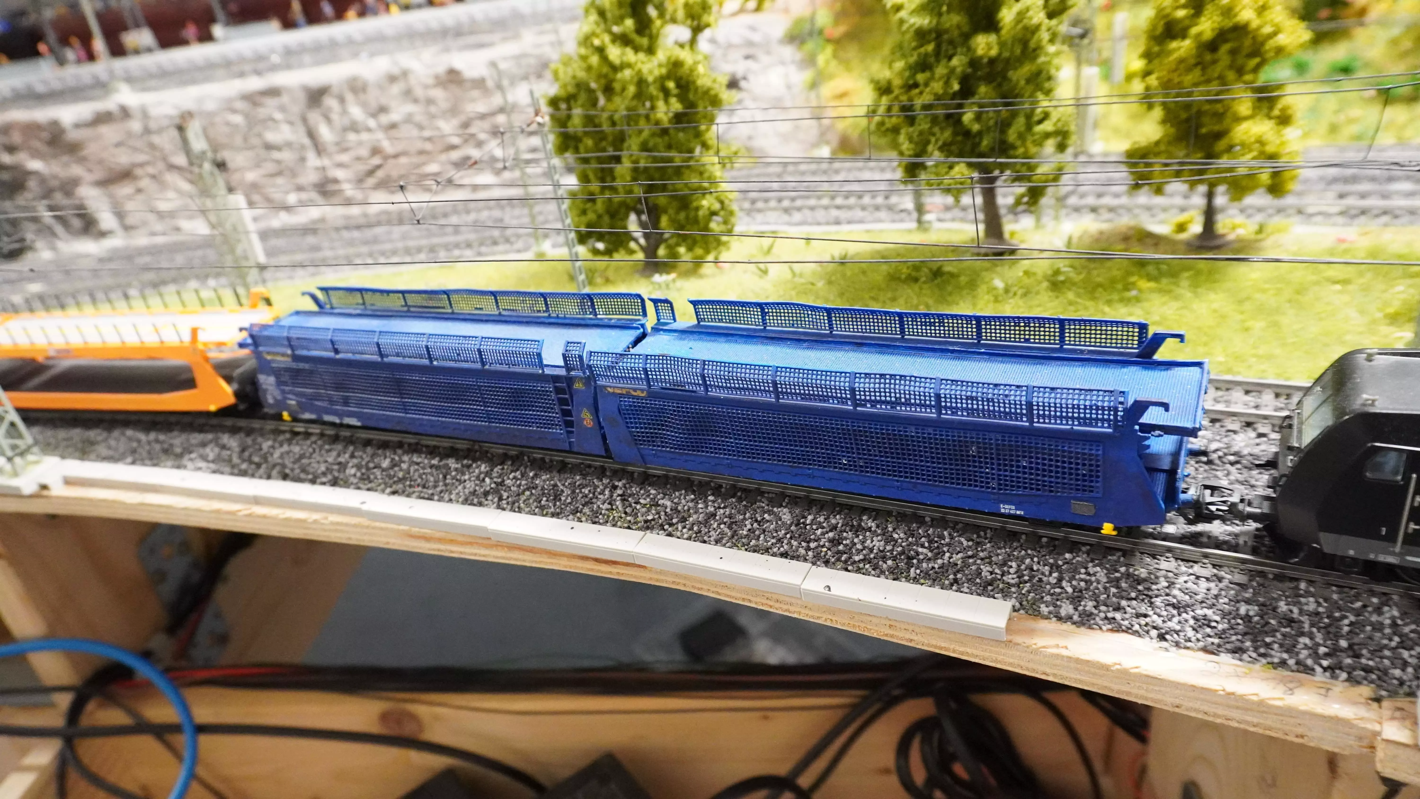 Pre supported H0 1-87 scale Laeks TA 370 GEFCO freight car 3D print model_26