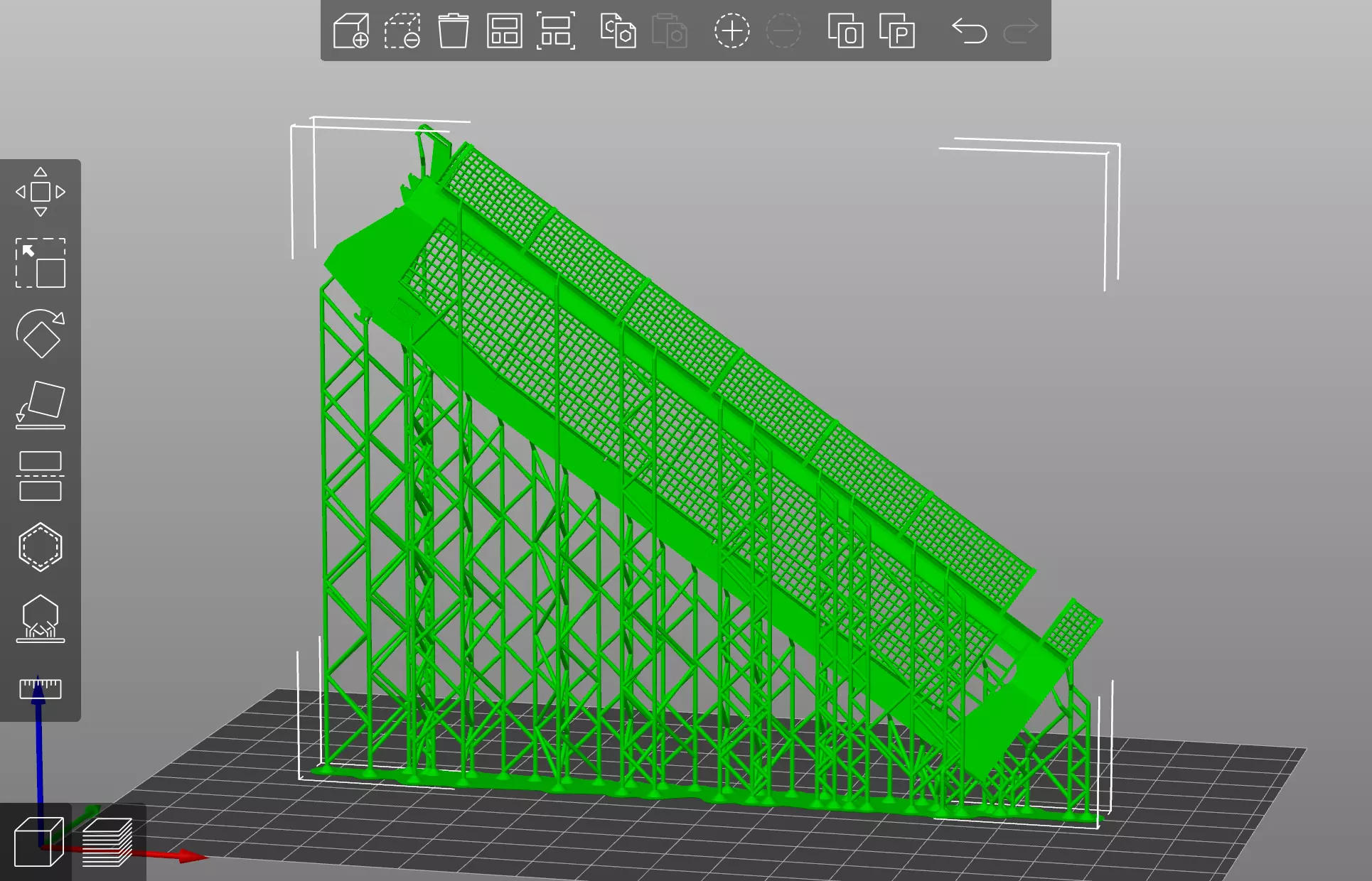 Pre supported H0 1-87 scale Laeks TA 370 GEFCO freight car 3D print model_17
