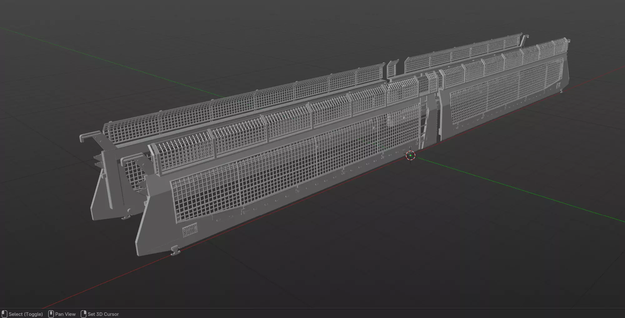 Pre supported H0 1-87 scale Laeks TA 370 GEFCO freight car 3D print model_11