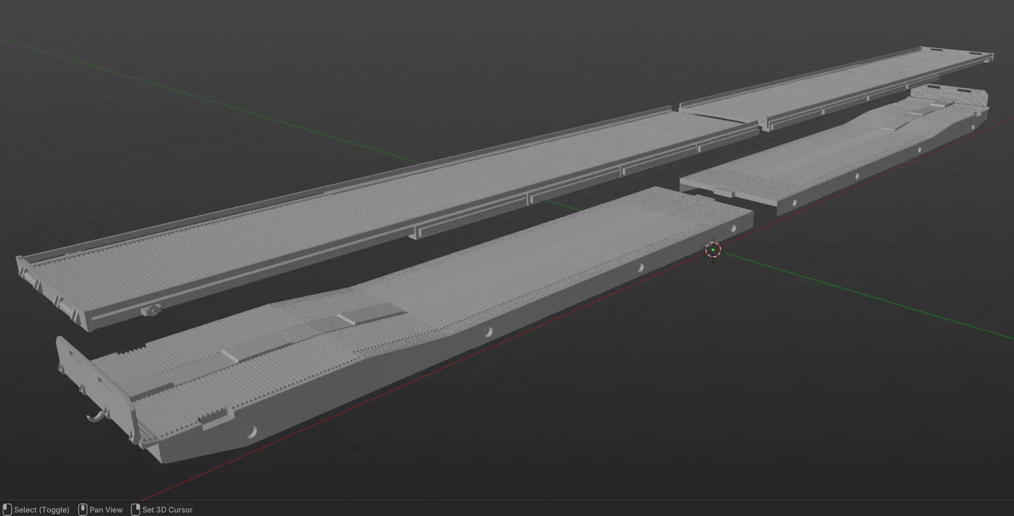 Pre supported H0 1-87 scale Laeks TA 370 GEFCO freight car 3D print model_10