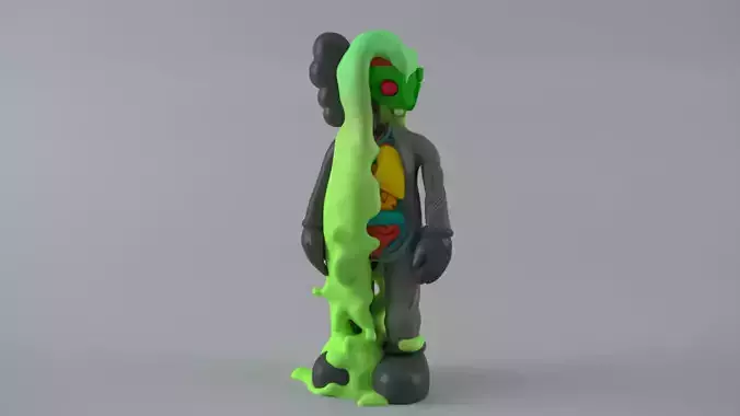 Kaws Organs Sculpture Fluids