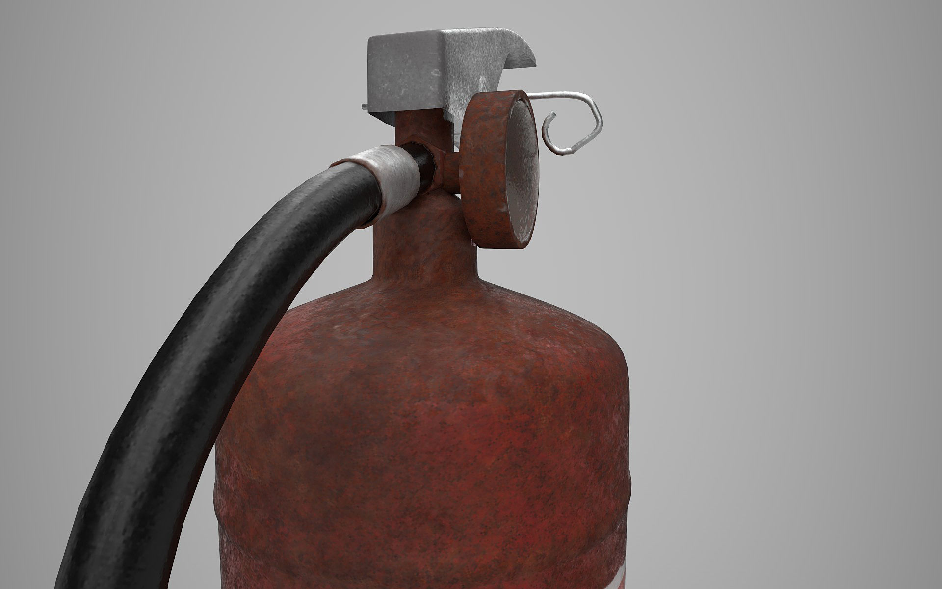 fire extinguisher Low-poly 3D model_6