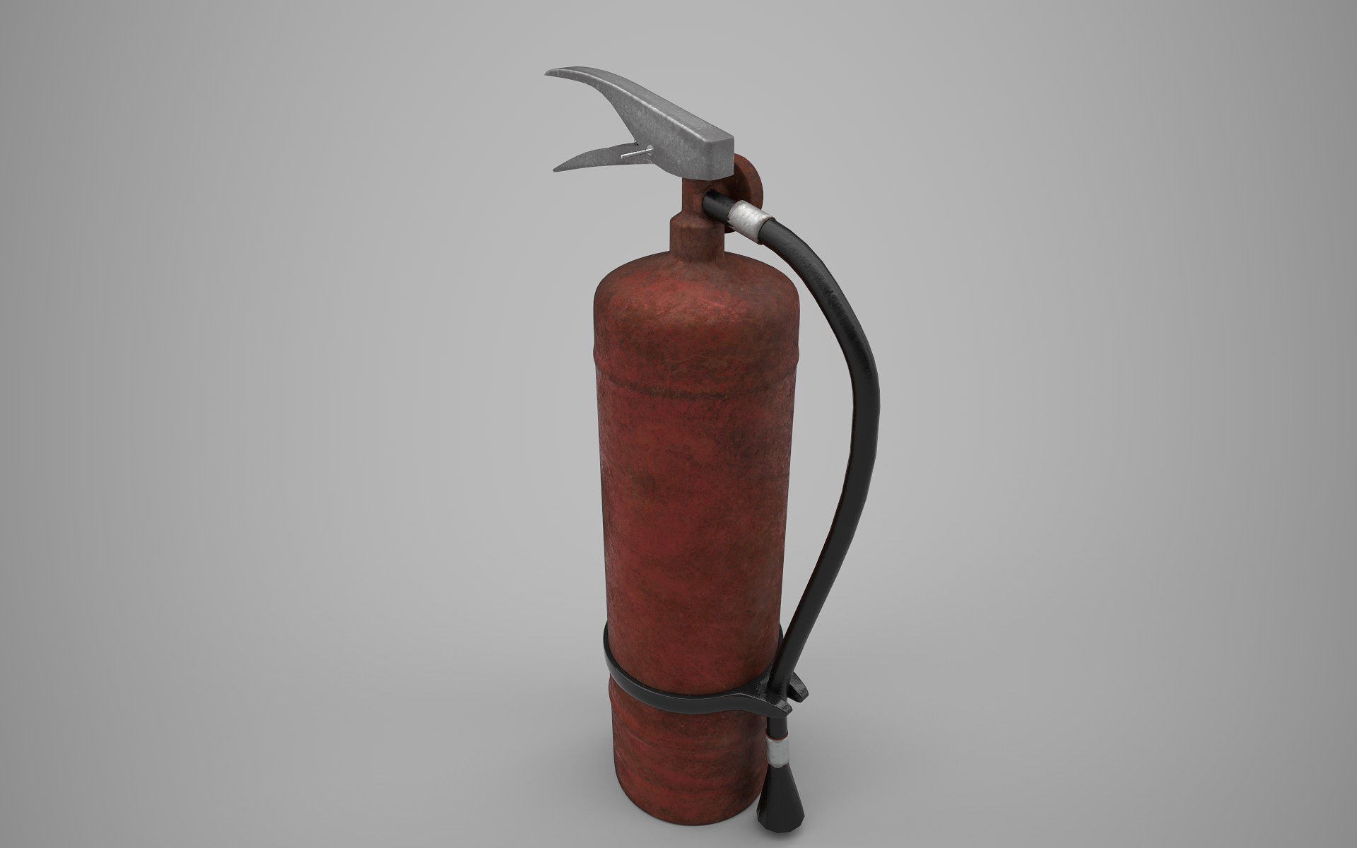 fire extinguisher Low-poly 3D model_7