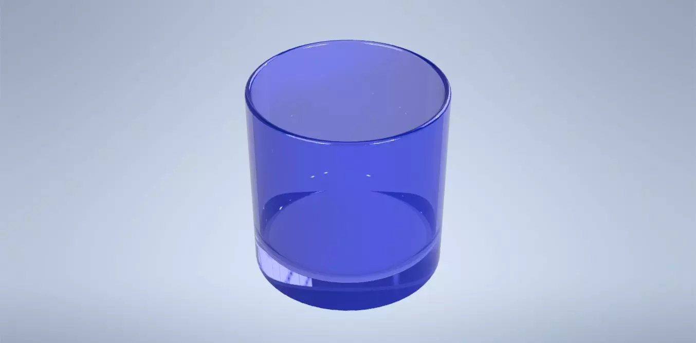 Simple glass cup Free 3D print model