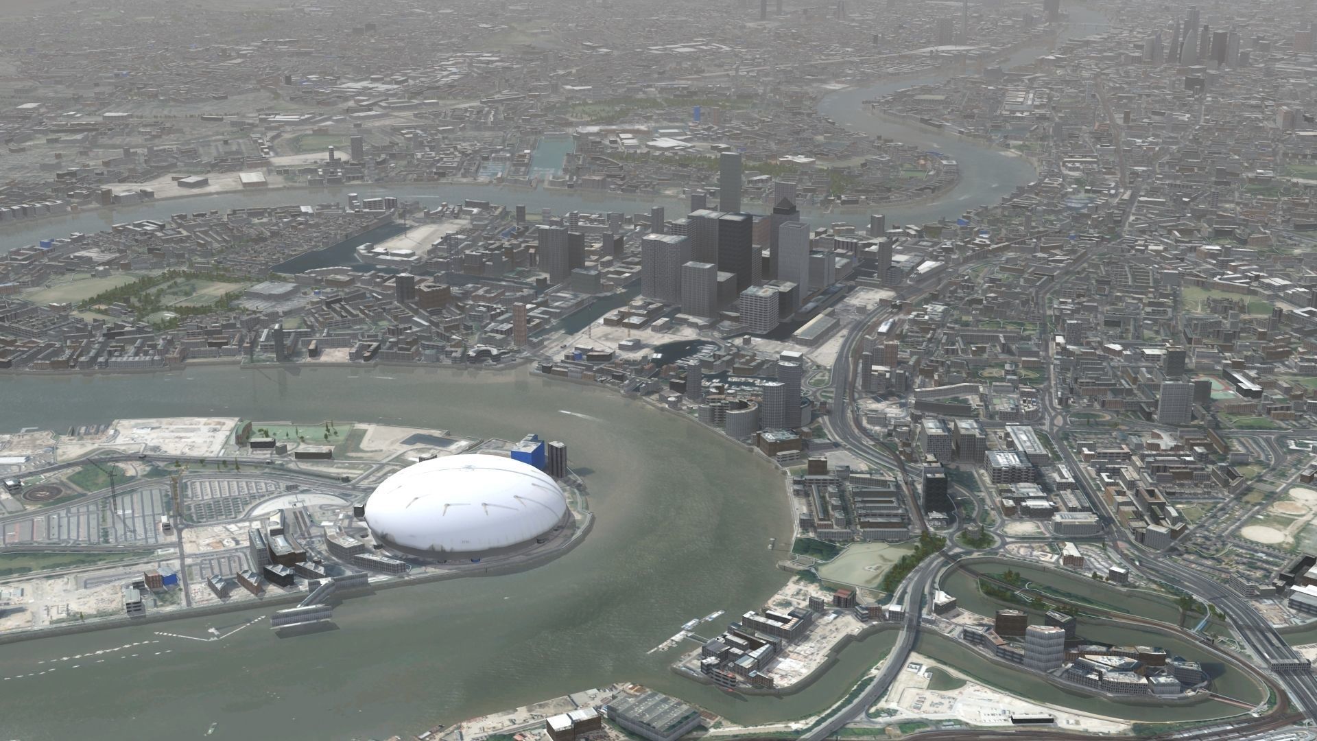 London City UK Low-poly 3D model_4