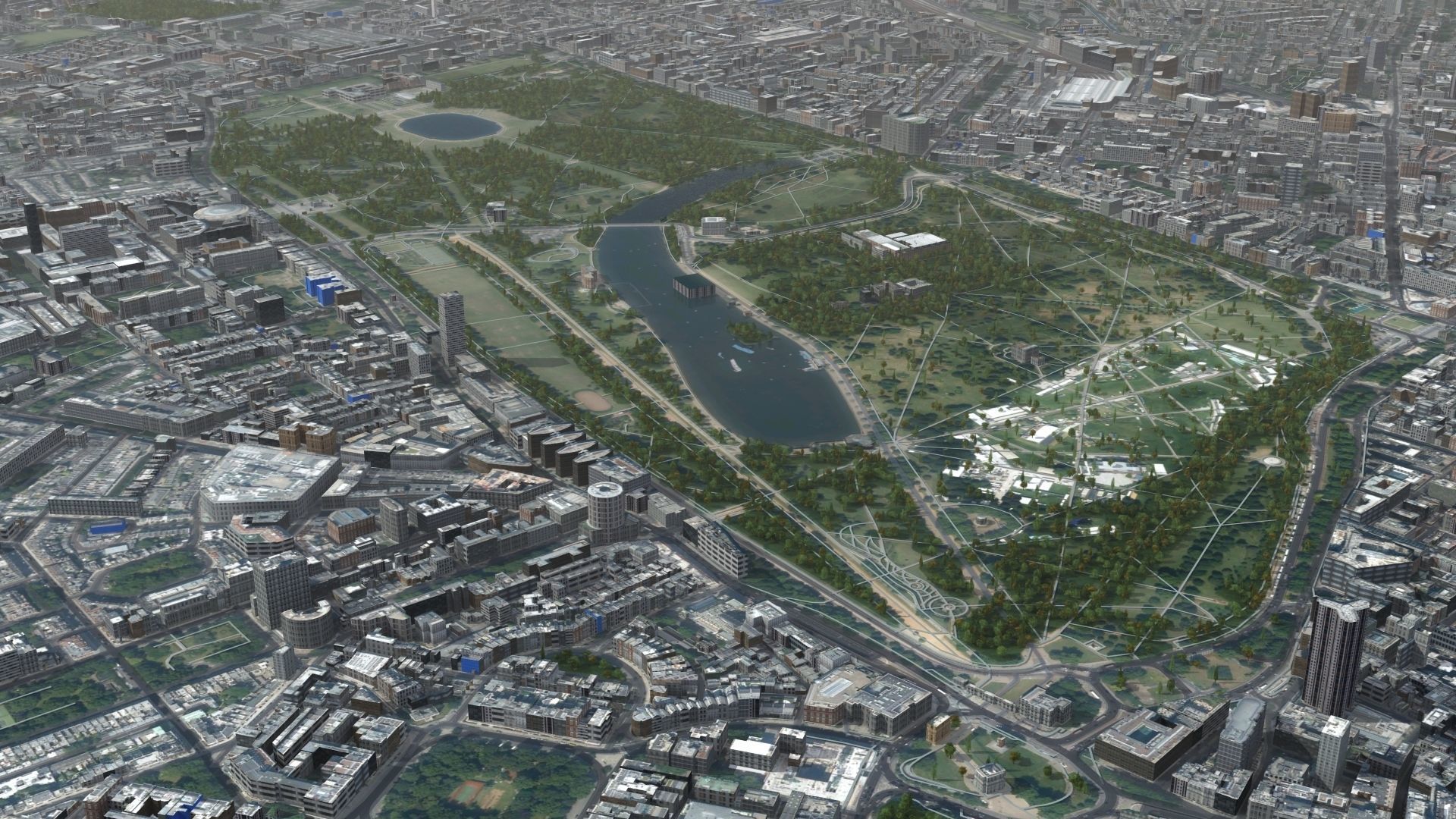 London City UK Low-poly 3D model_16