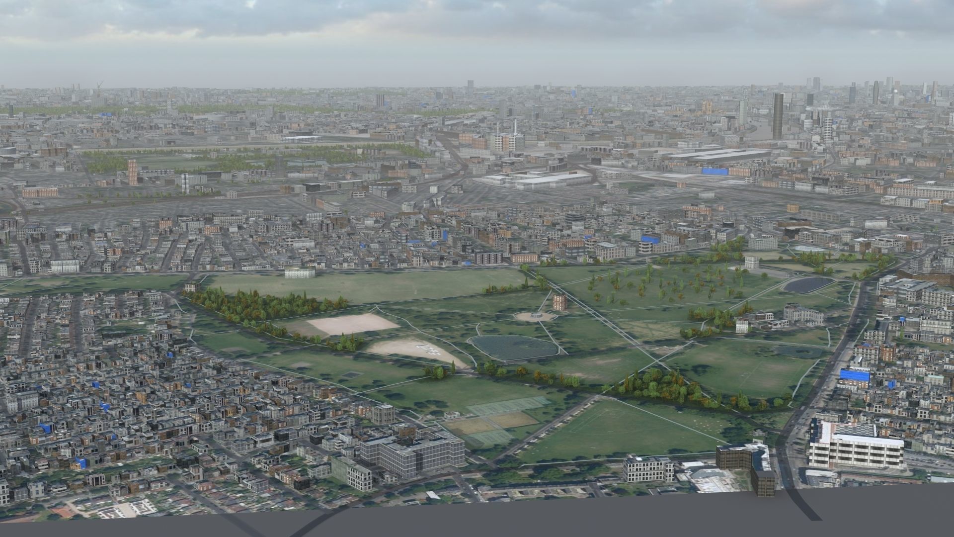 London City UK Low-poly 3D model_24