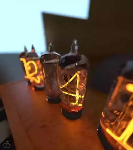Nixie Time Machine 3D model