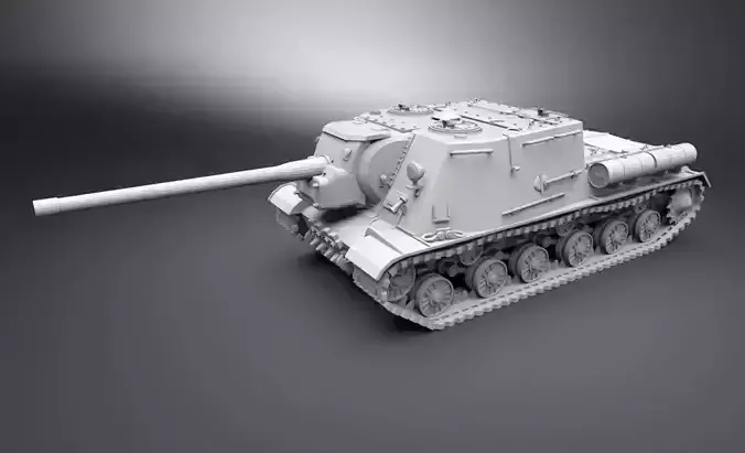 ISU 122 Scale model  