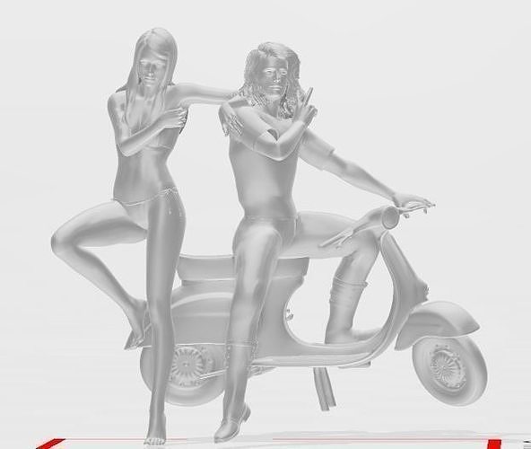 couple scale 64 Free 3D print model