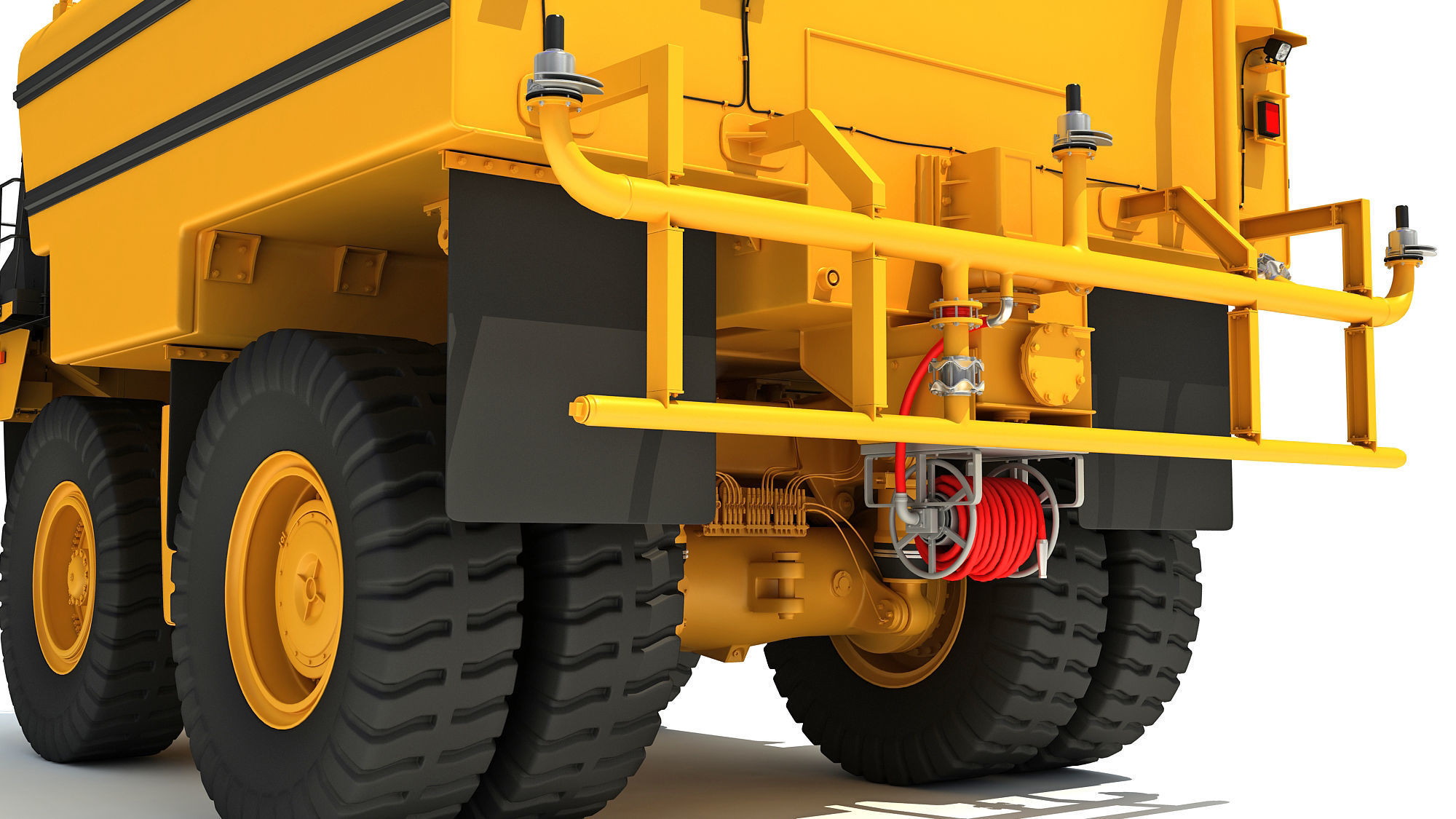 Water Delivery Off Highway Truck 3D model_15