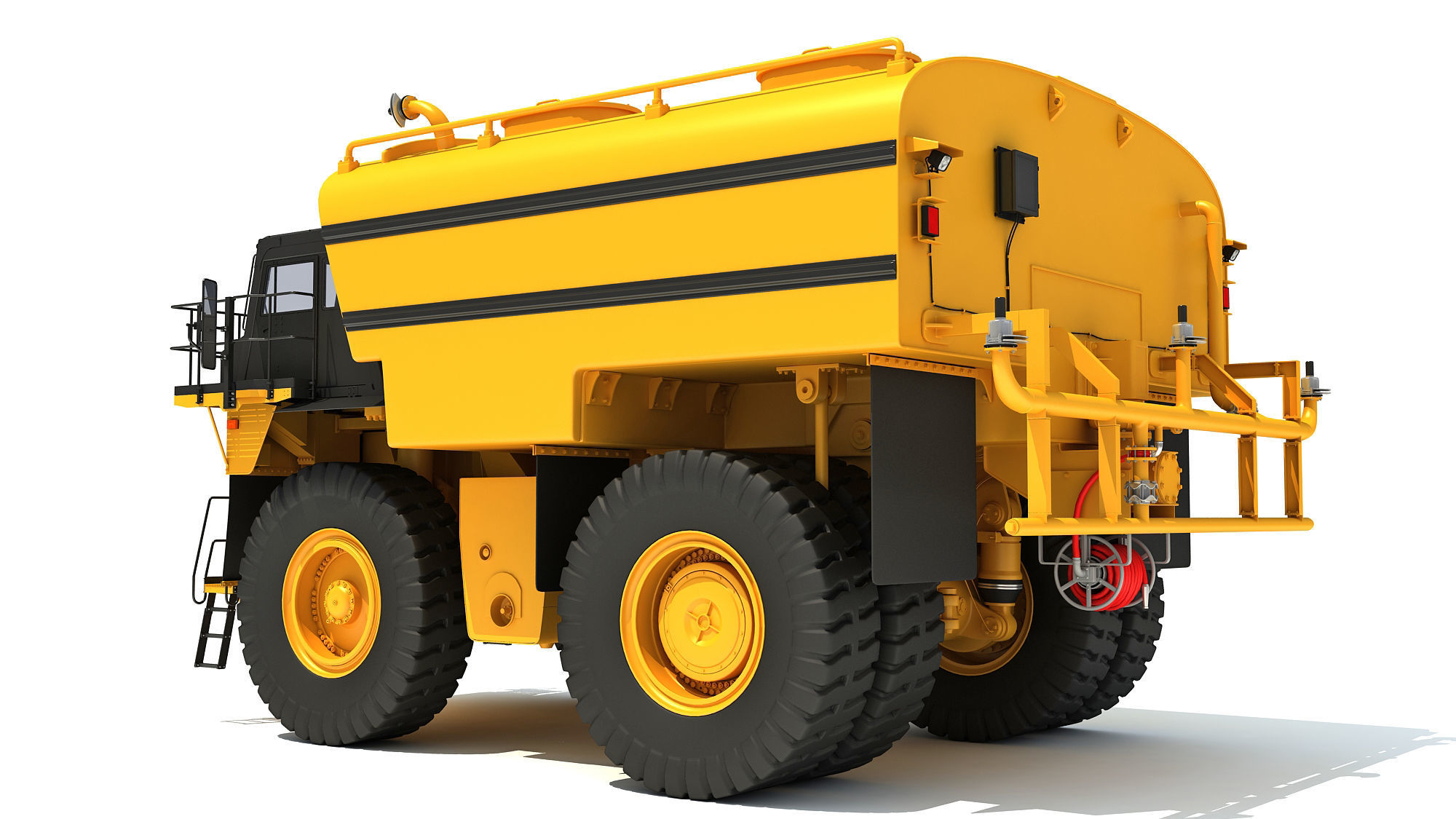 Water Delivery Off Highway Truck 3D model_2