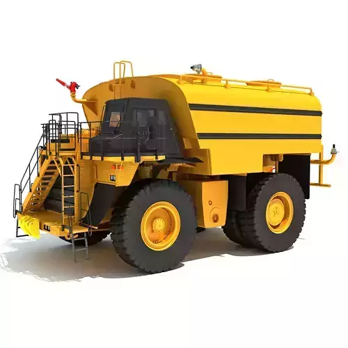 Water Delivery Off Highway Truck 3D model
