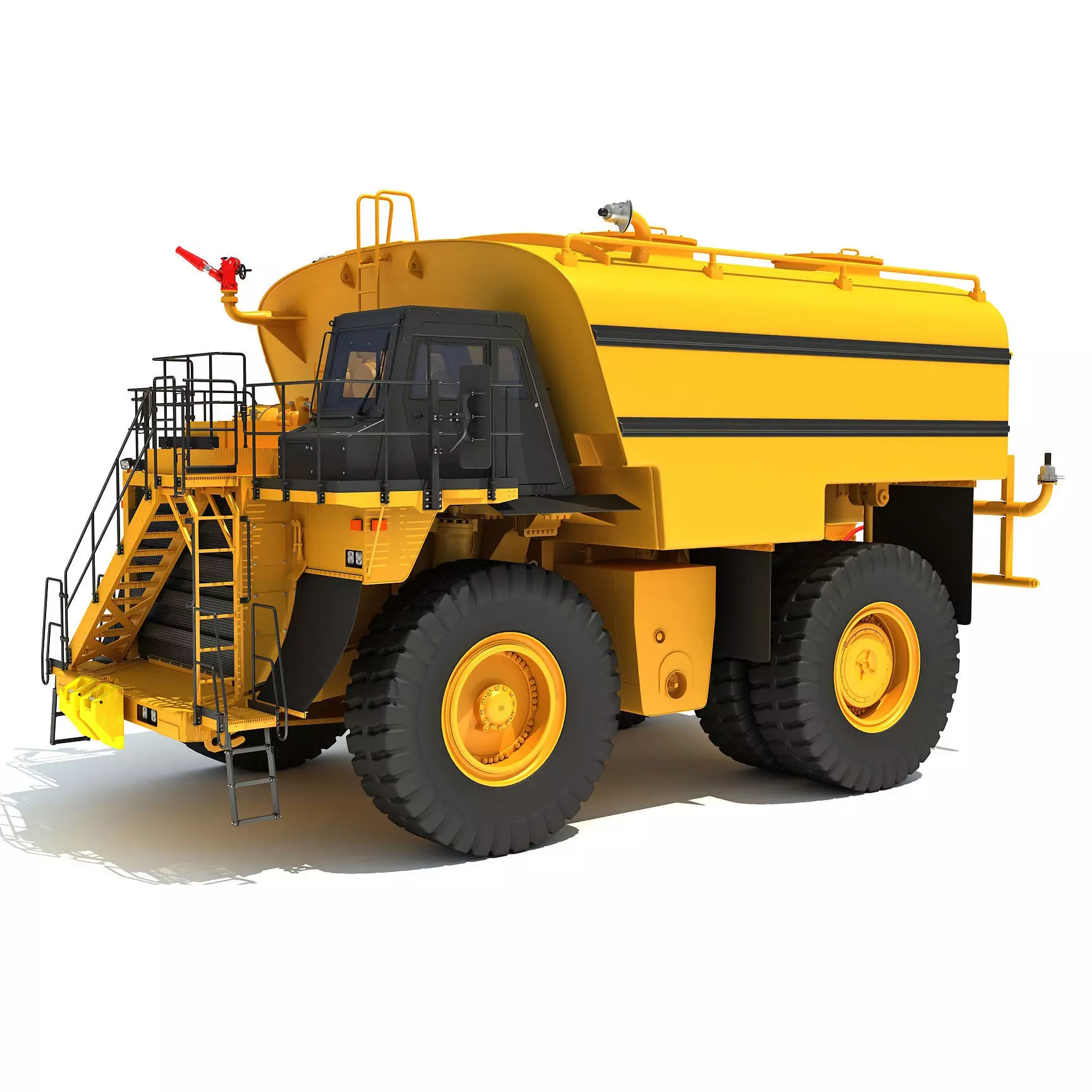 Water Delivery Off Highway Truck 3D model_0