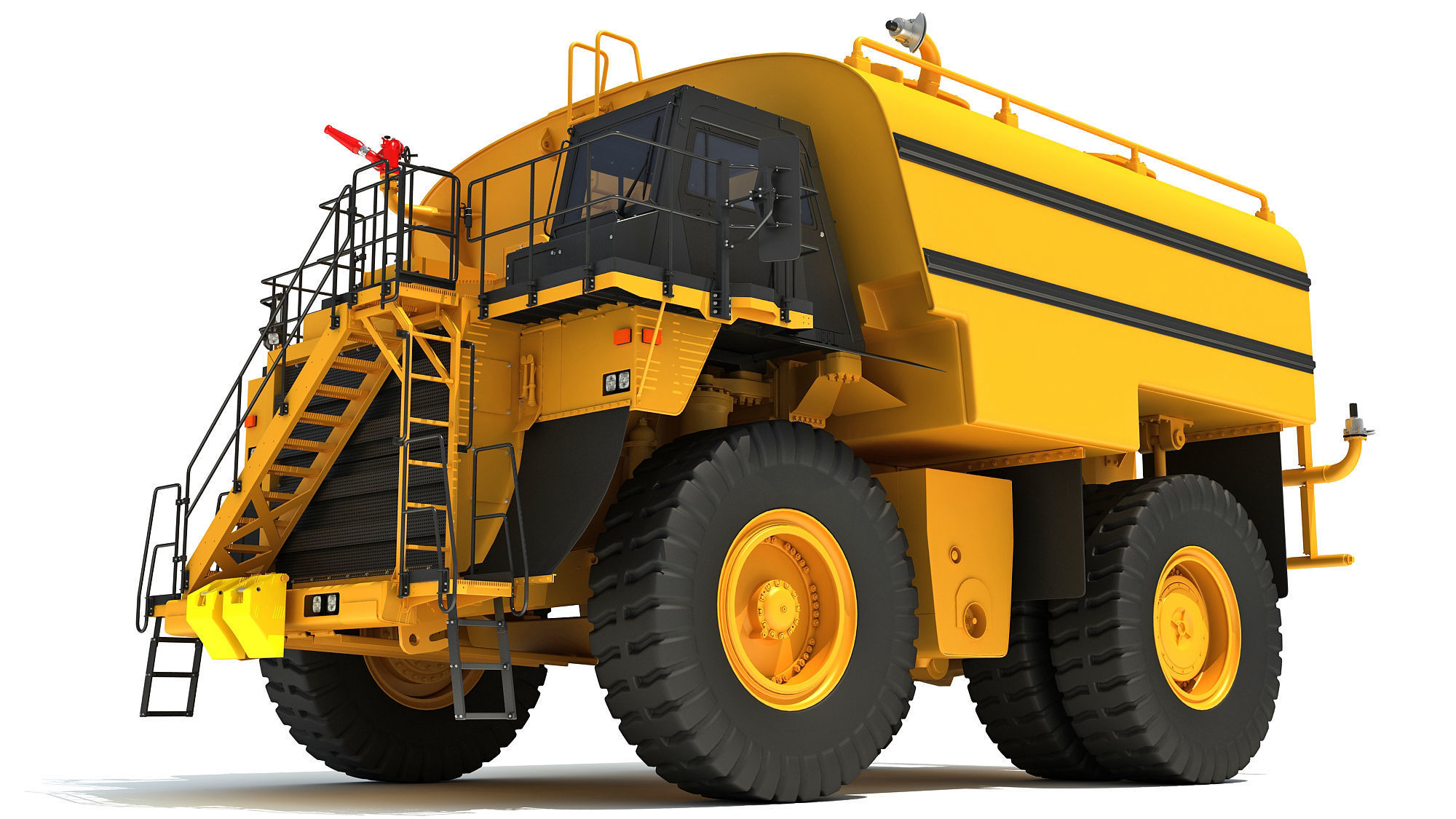 Water Delivery Off Highway Truck 3D model_12
