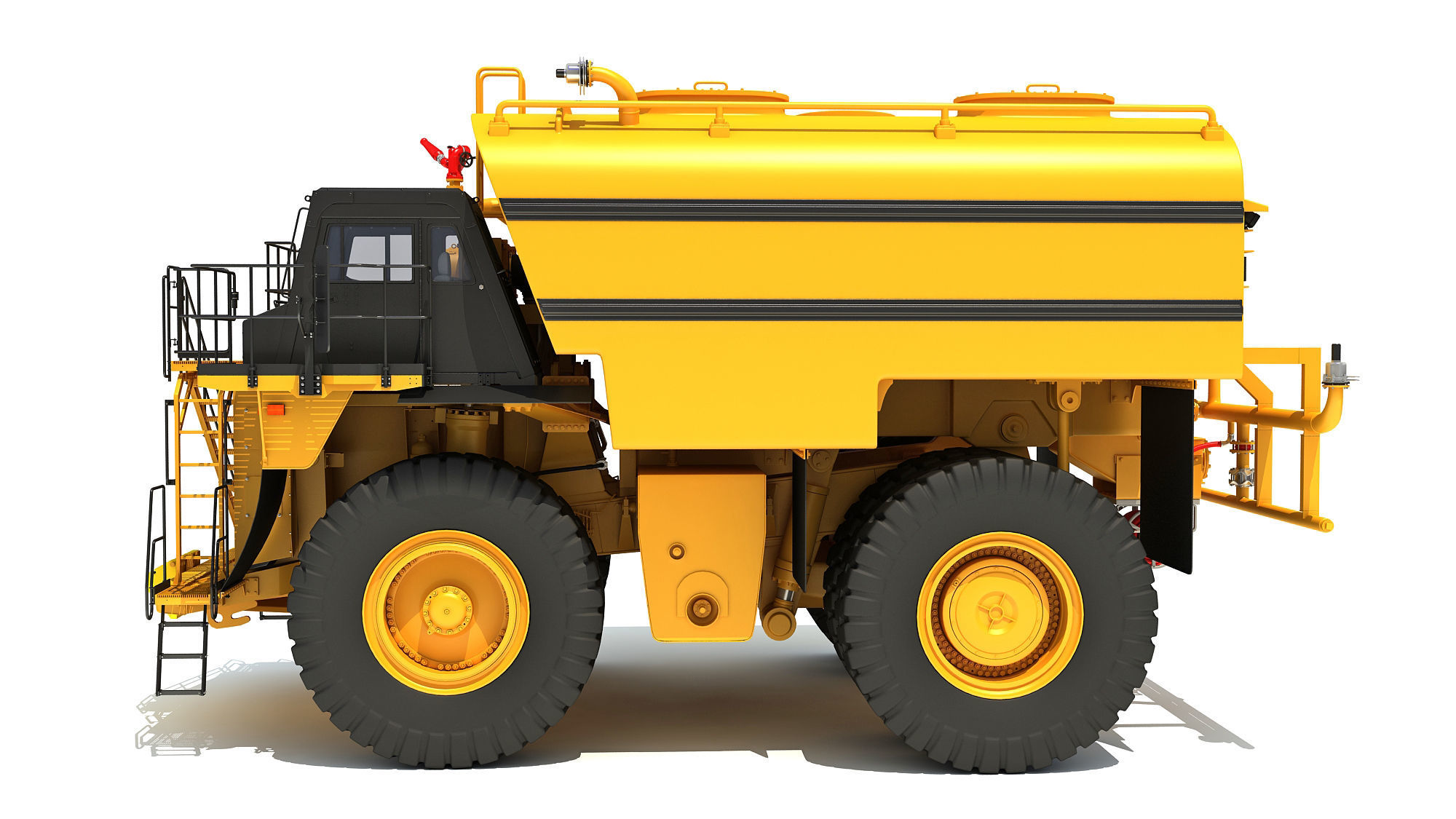 Water Delivery Off Highway Truck 3D model_1