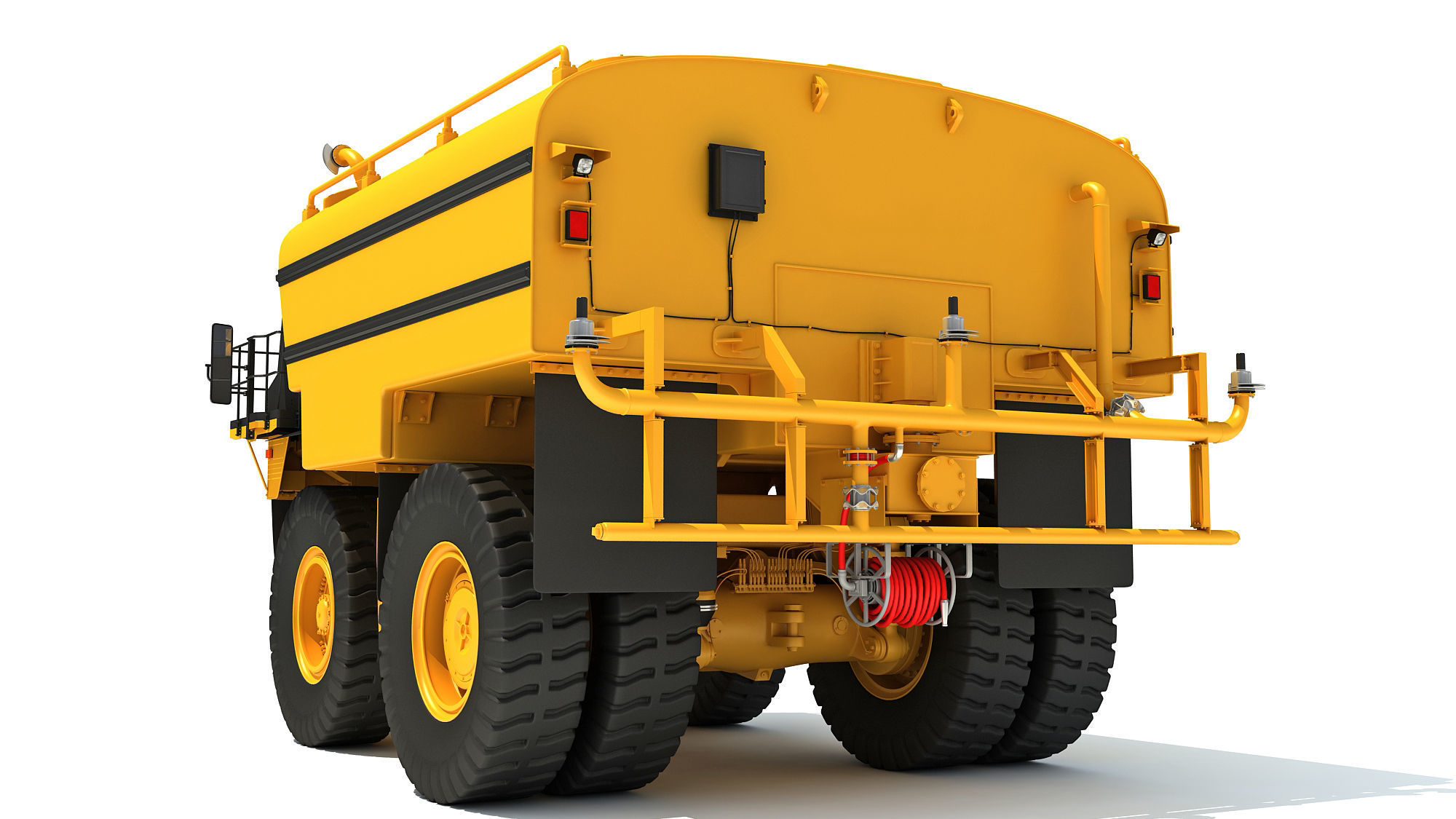 Water Delivery Off Highway Truck 3D model_3