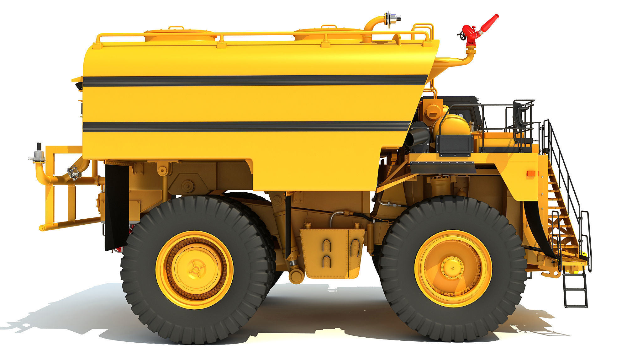 Water Delivery Off Highway Truck 3D model_7