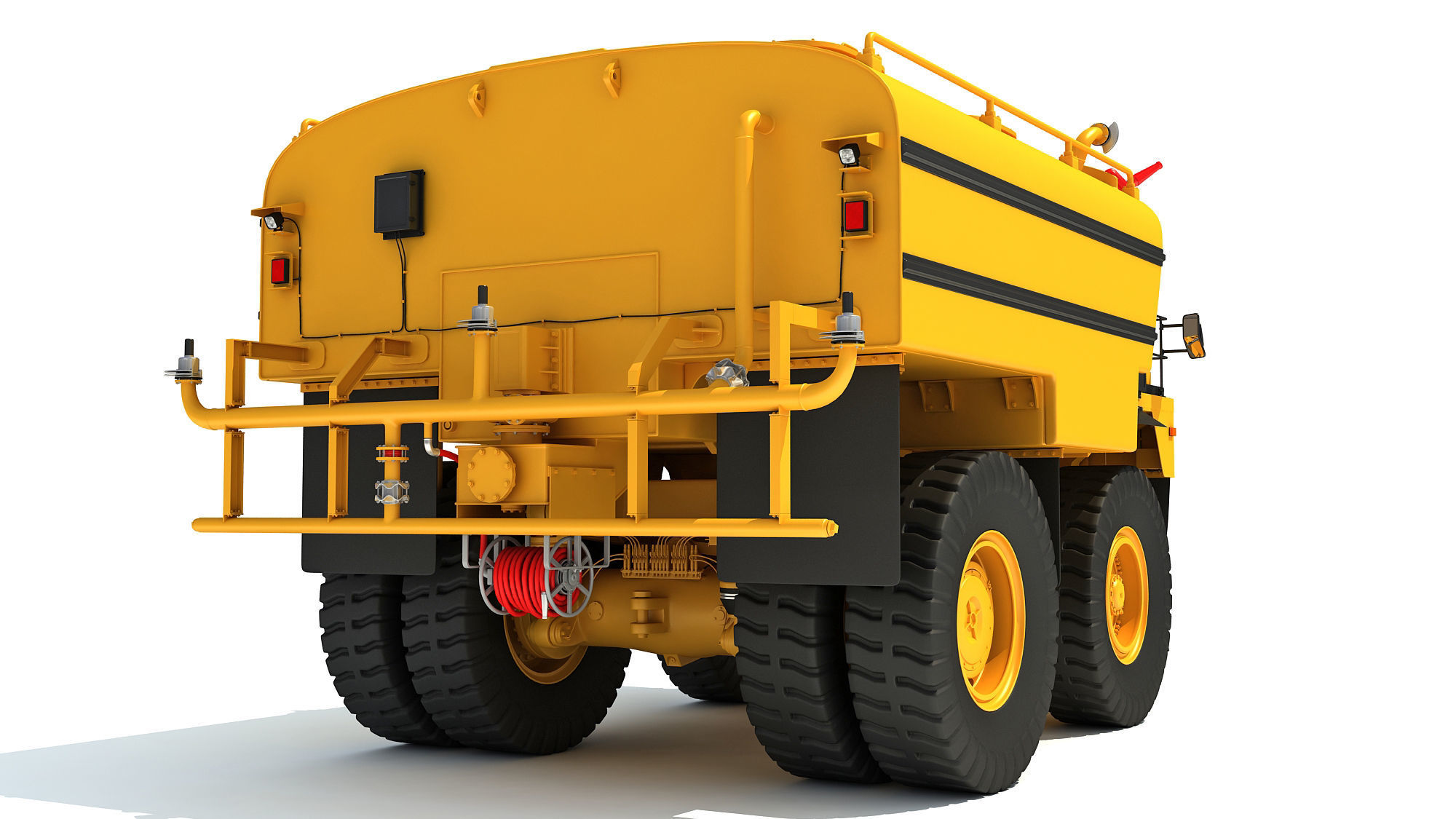 Water Delivery Off Highway Truck 3D model_5