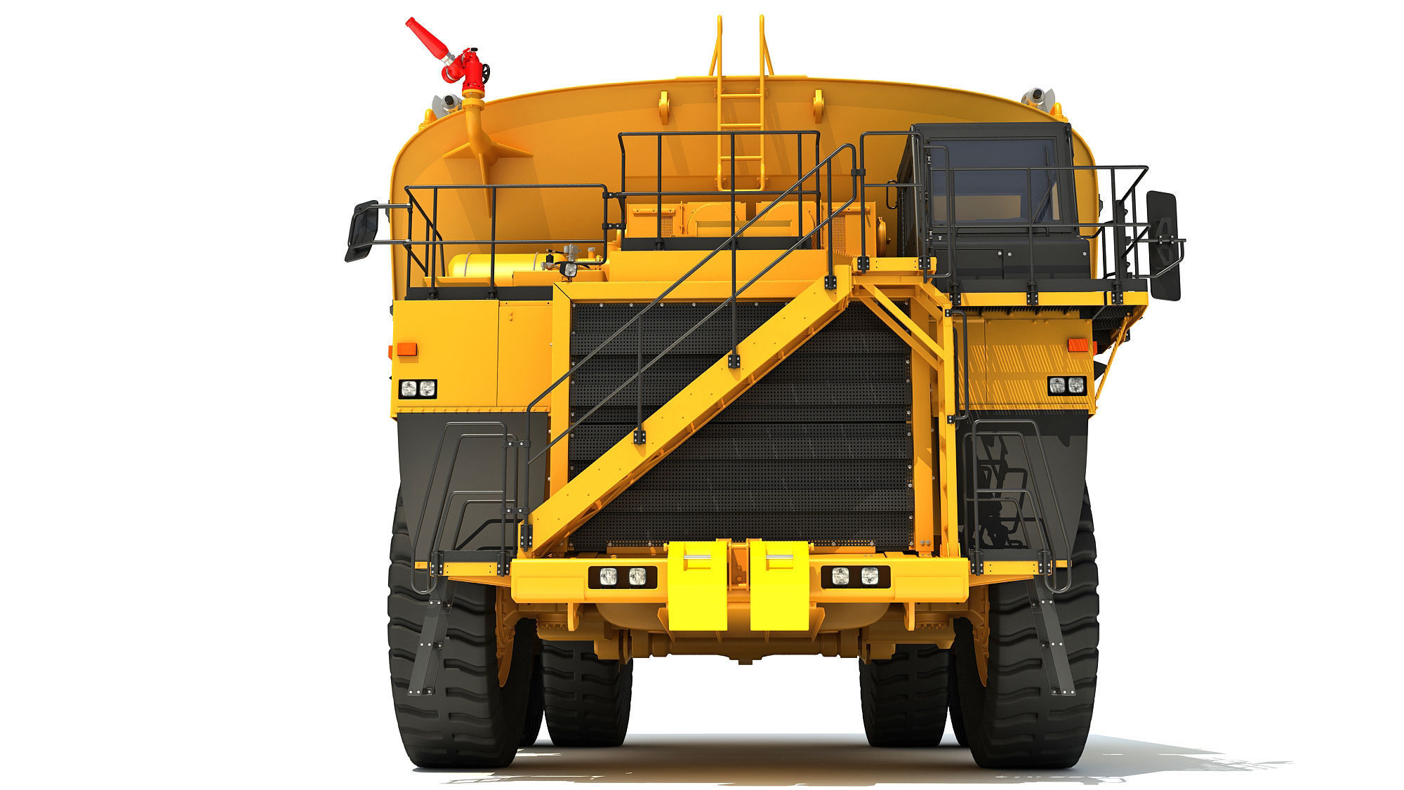 Water Delivery Off Highway Truck 3D model_11