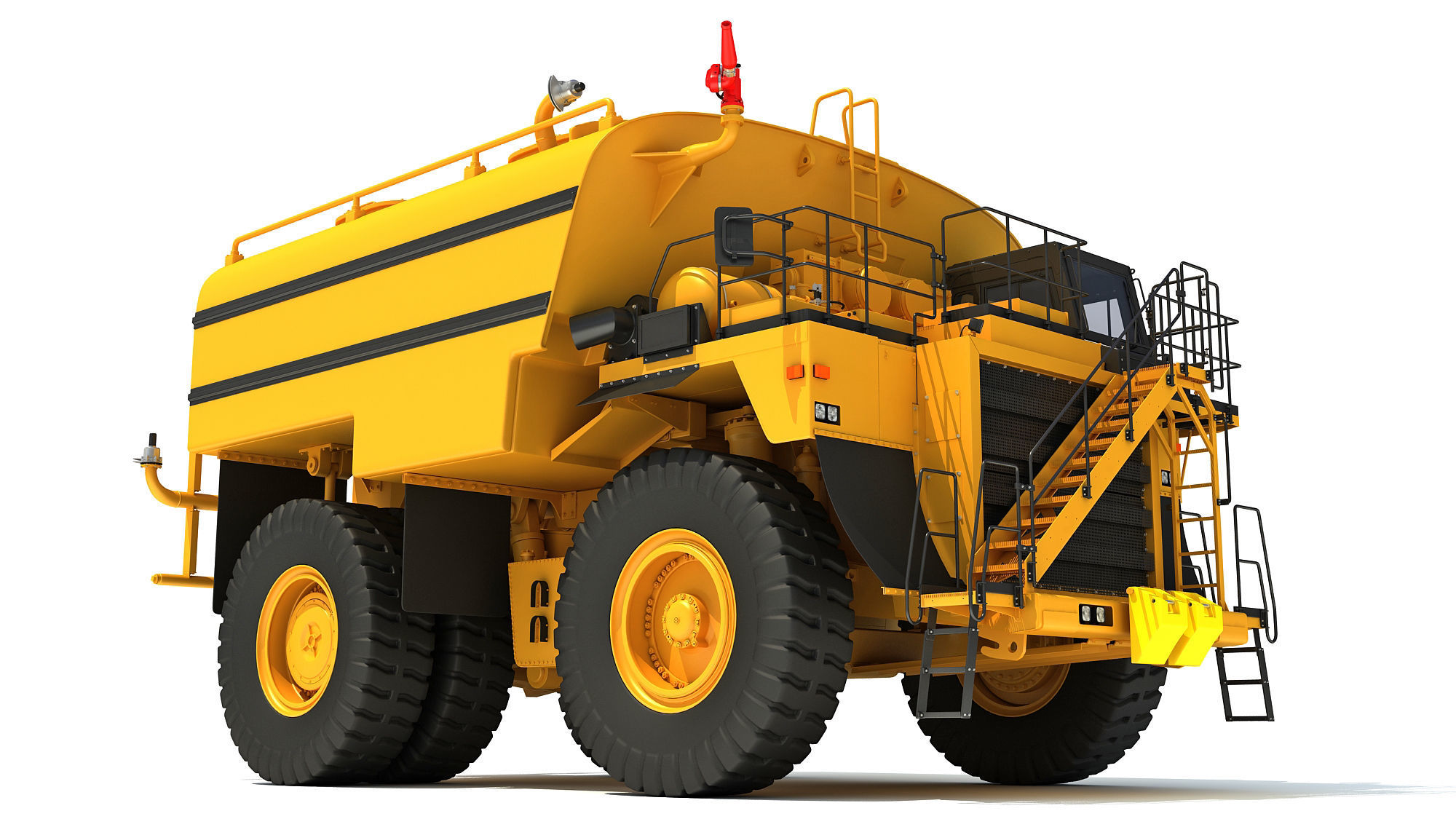 Water Delivery Off Highway Truck 3D model_10
