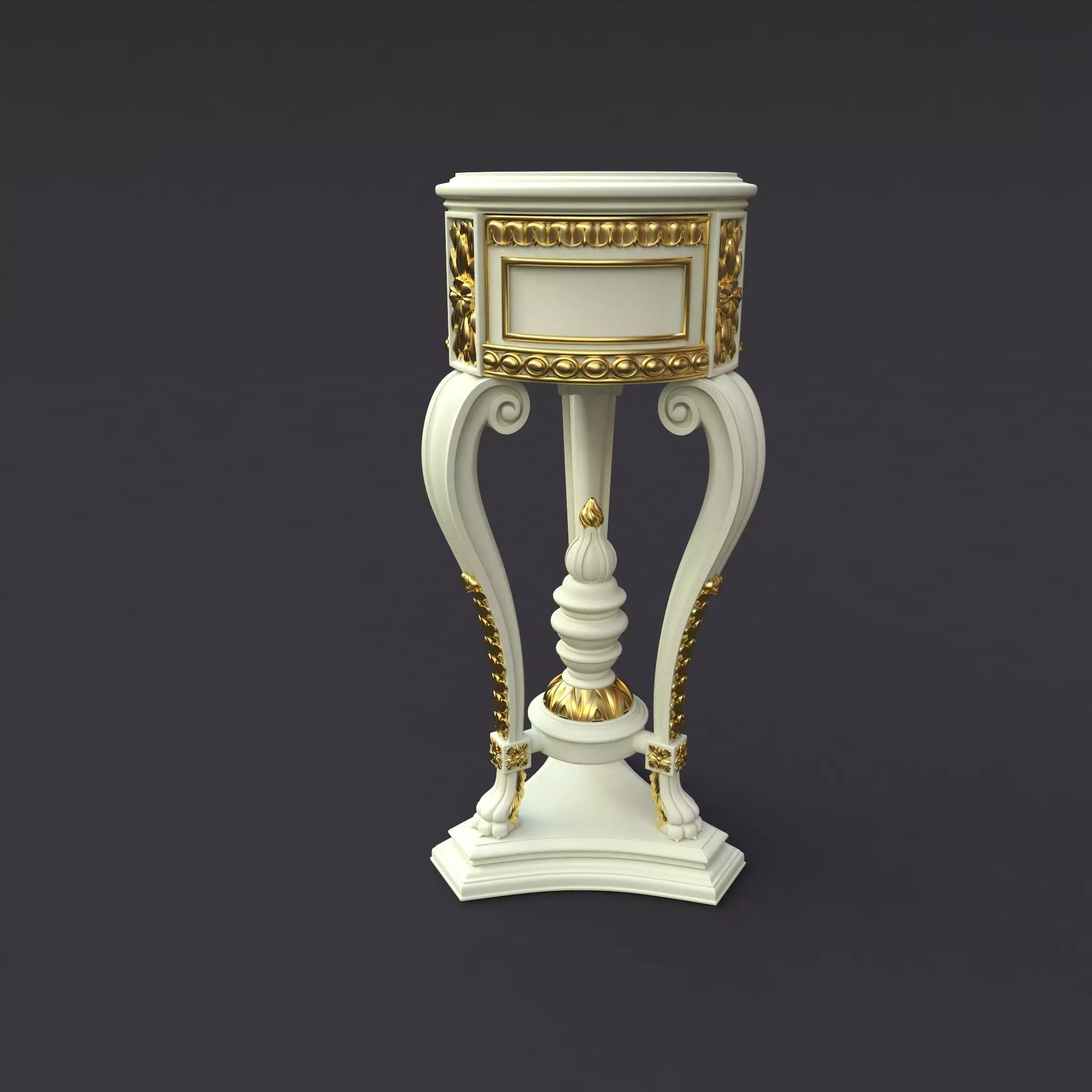 stand for a vase of flowers 3D model_0