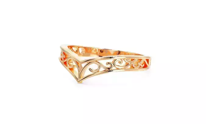 gold filigree ring