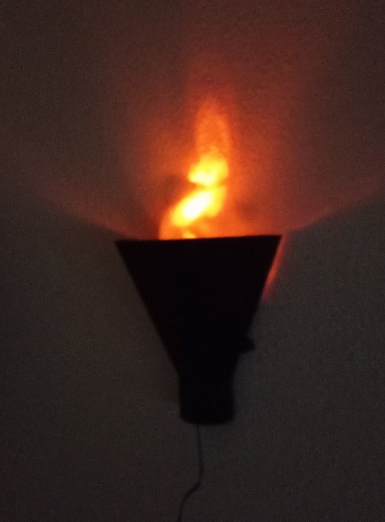 Torch Lamp or Flame Lamp  Fackellampe 3D print model_4