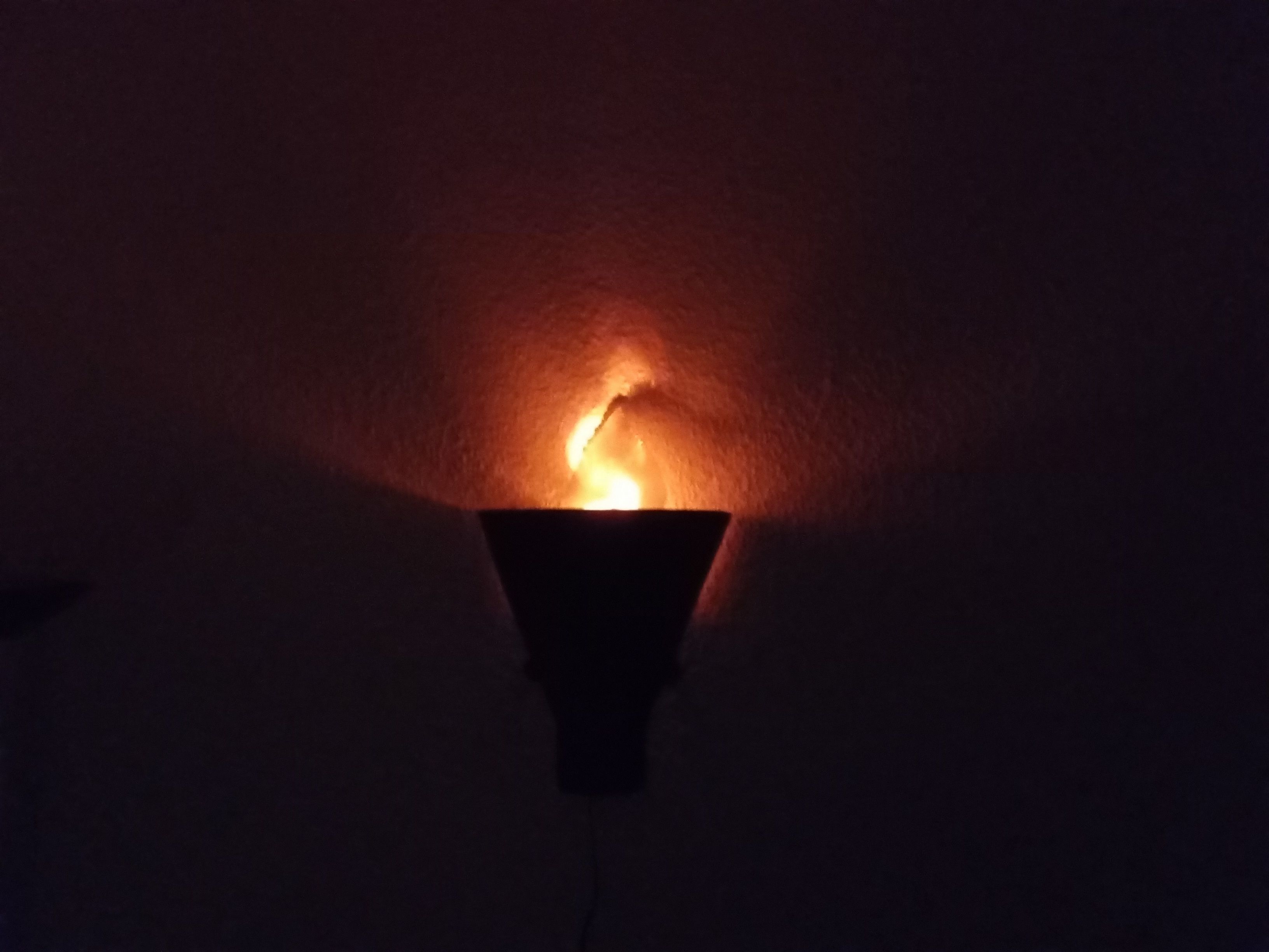 Torch Lamp or Flame Lamp  Fackellampe 3D print model_17