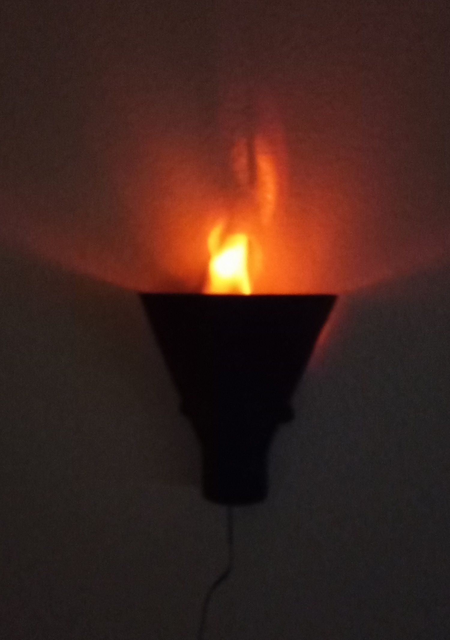 Torch Lamp or Flame Lamp  Fackellampe 3D print model_2