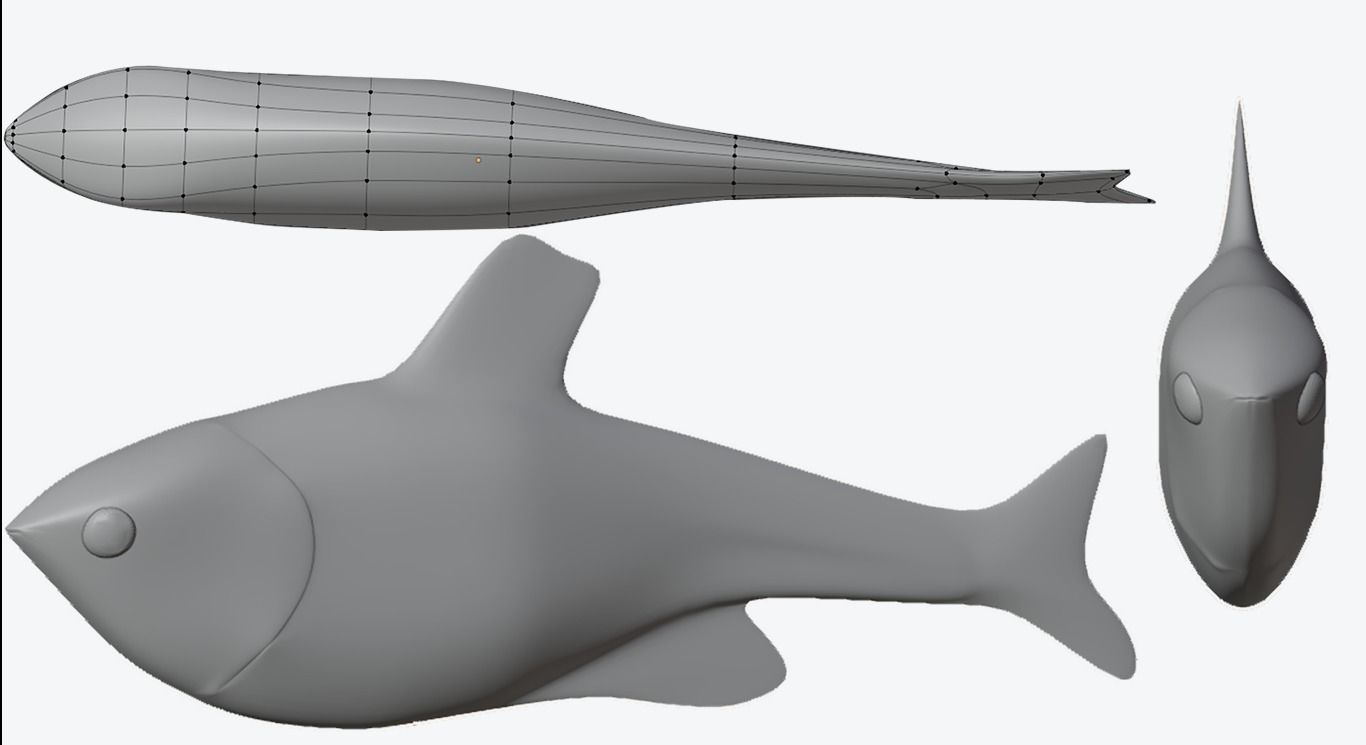 Minnow Mold 3D print model_2