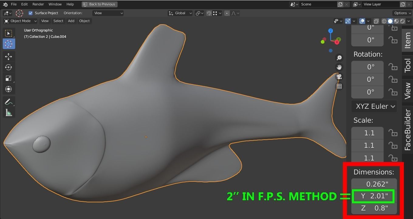 Minnow Mold 3D print model_1