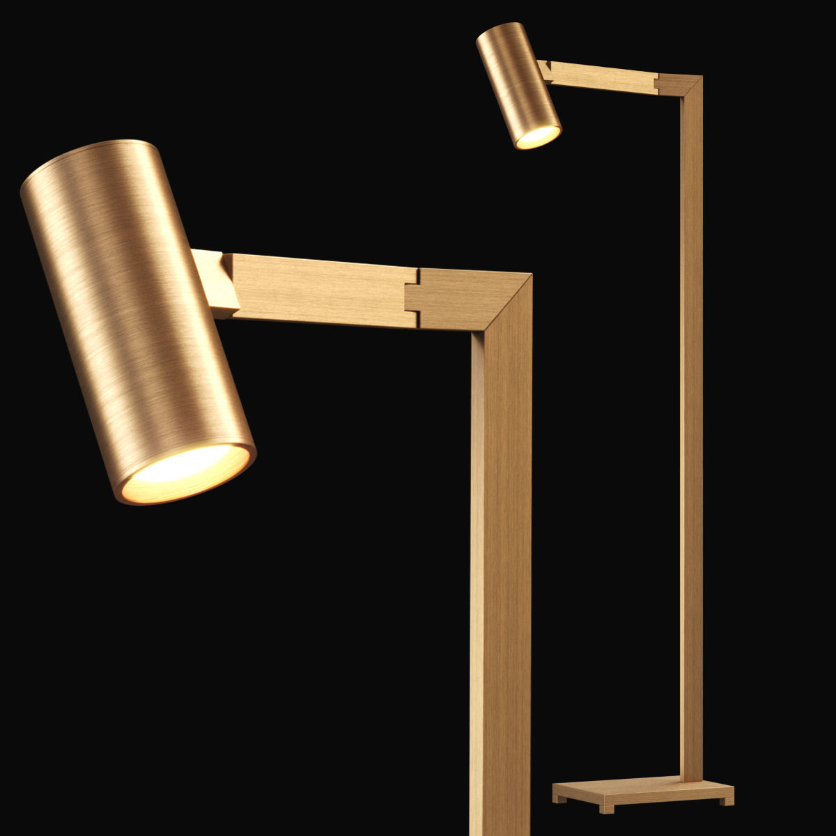 Nahoor Mahari Floor Lamp  3D model_1