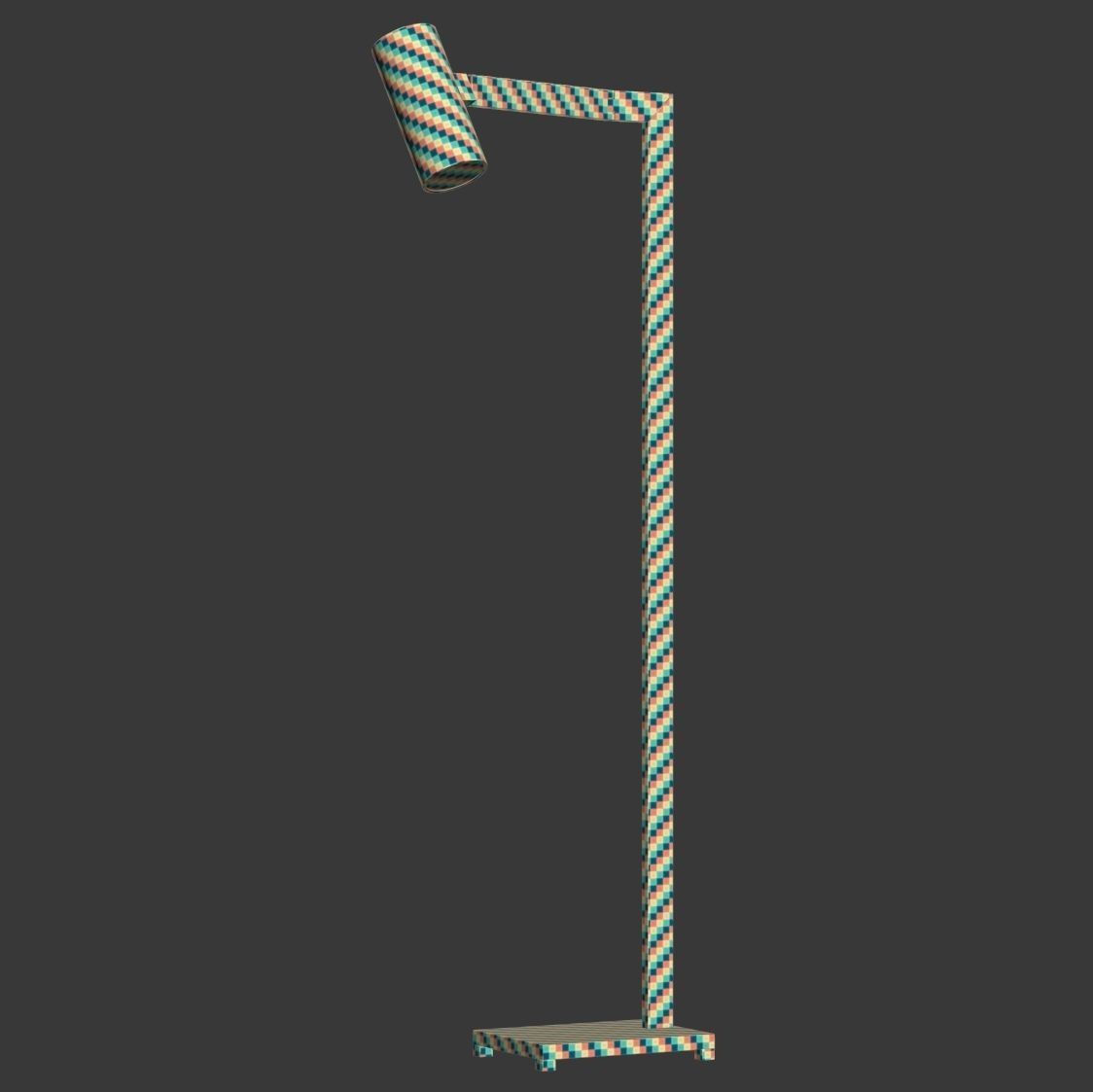 Nahoor Mahari Floor Lamp  3D model_6