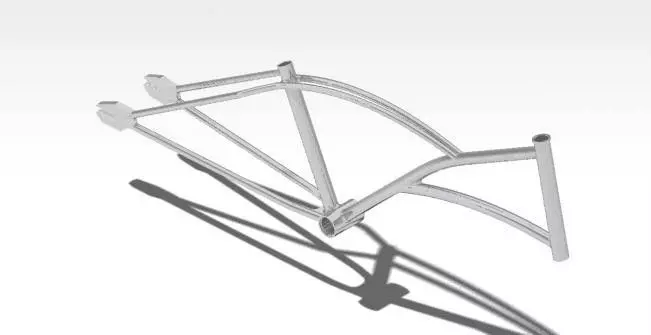 Bike Frame Free 3D model_0