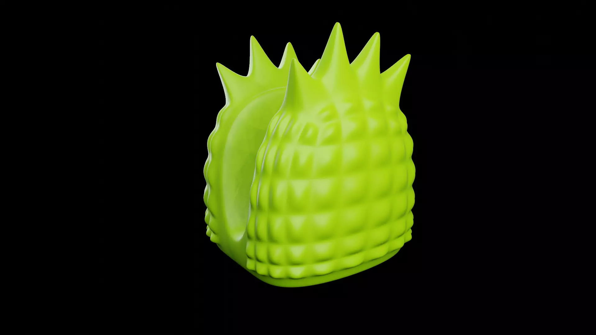 Napkin Holder Pineapple 3D print model