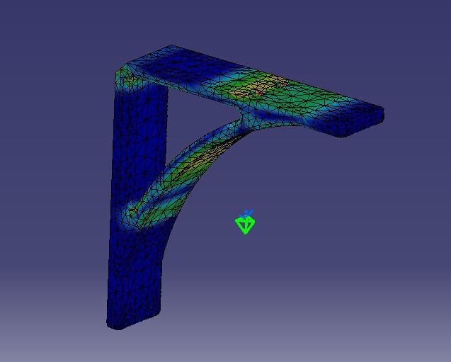 Bracket metal Free 3D model_1