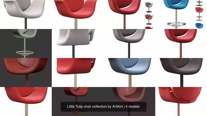Little Tulip chair collection by Artifort
