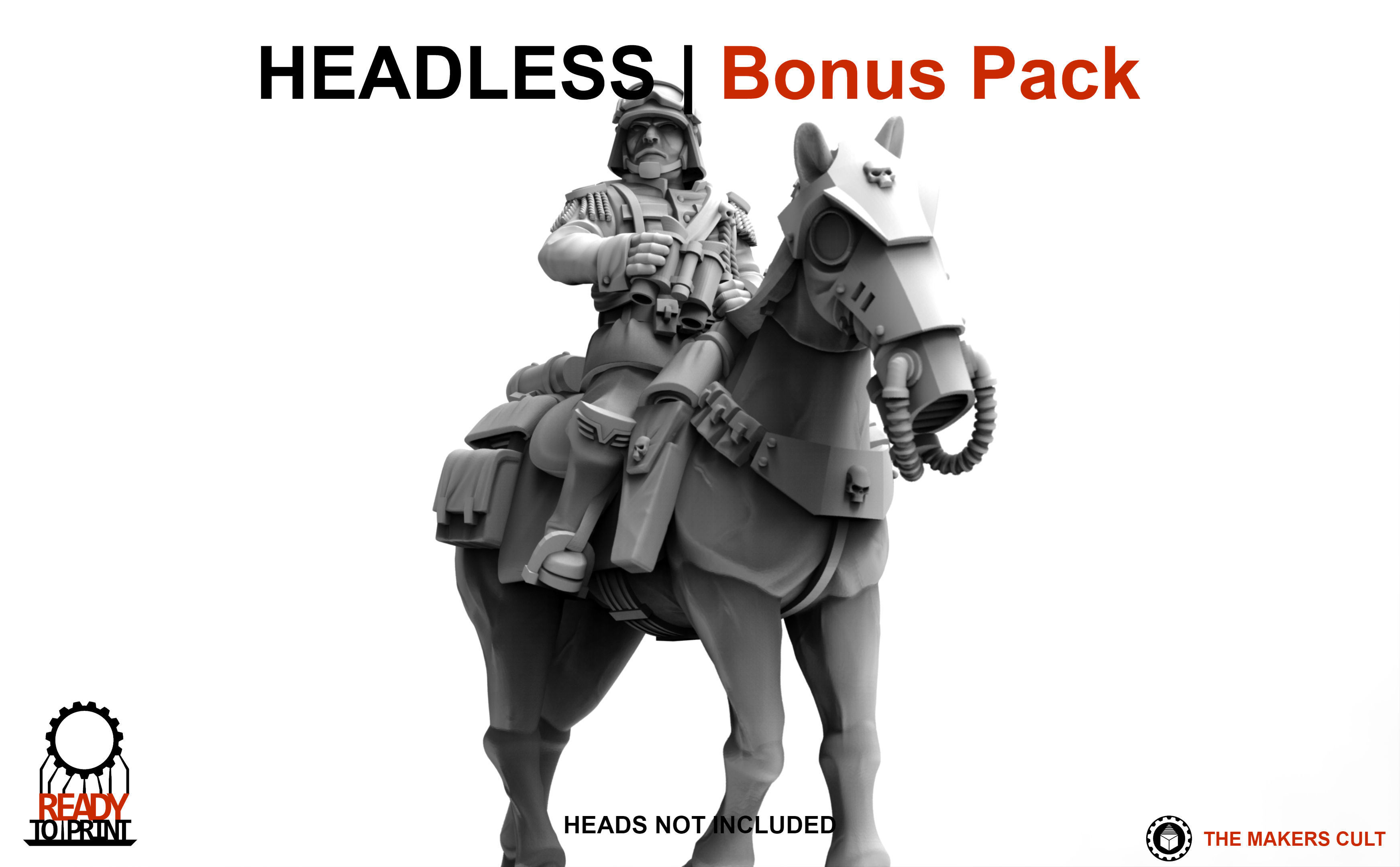 Valour Korps - Cavalry General Gustav 3D print model_20