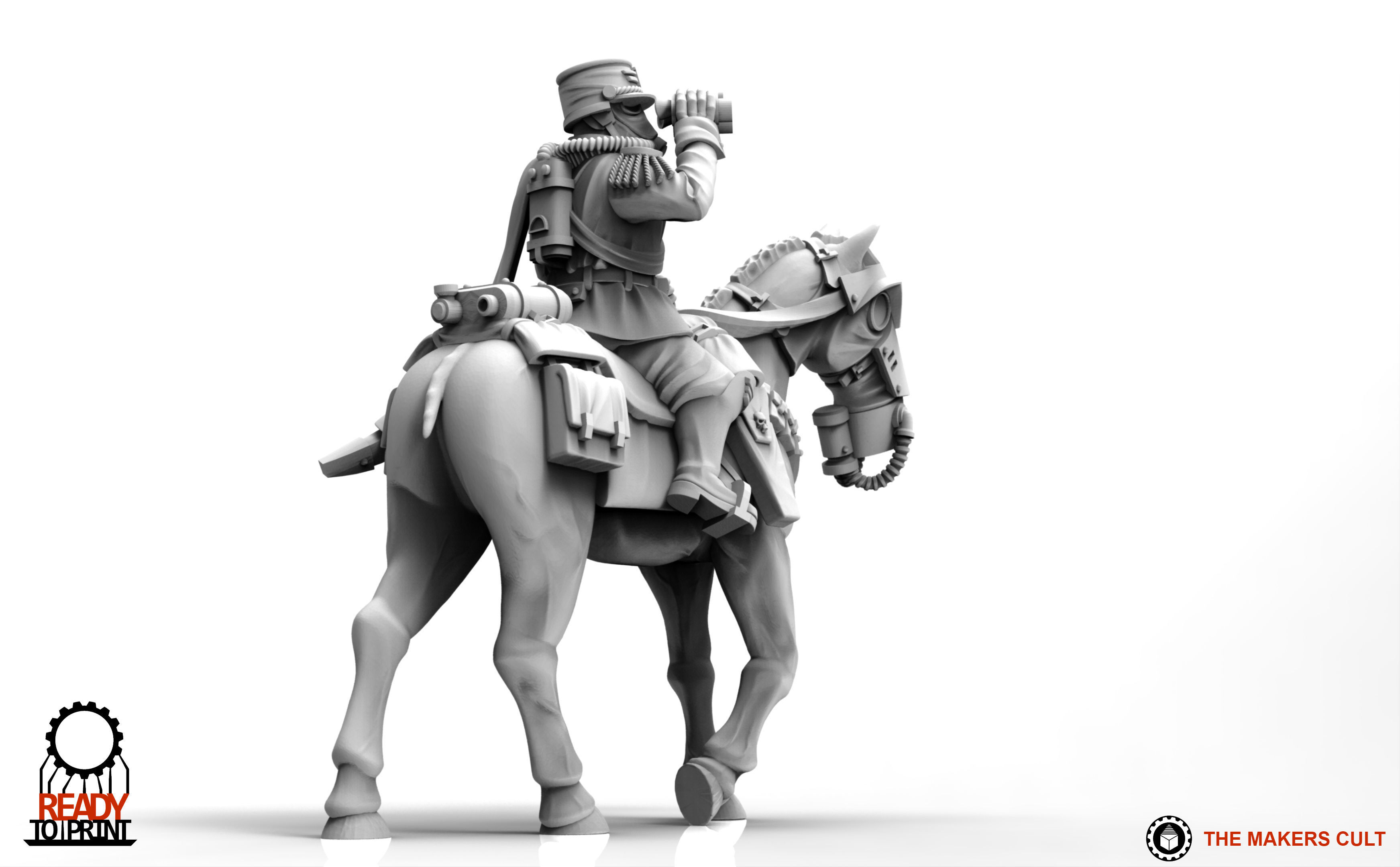Valour Korps - Cavalry General Gustav 3D print model_6