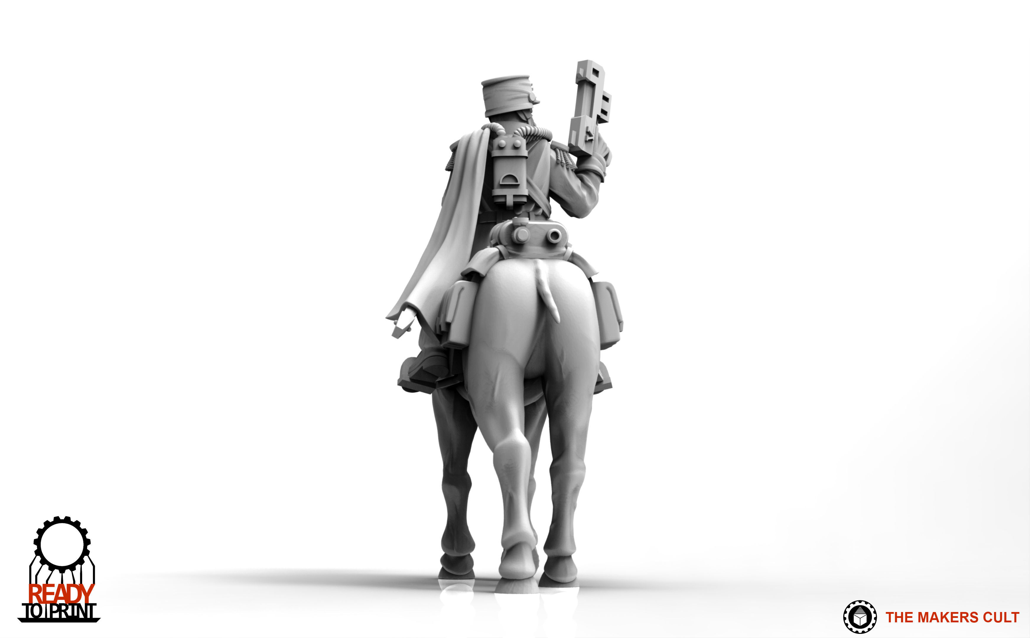 Valour Korps - Cavalry General Gustav 3D print model_8