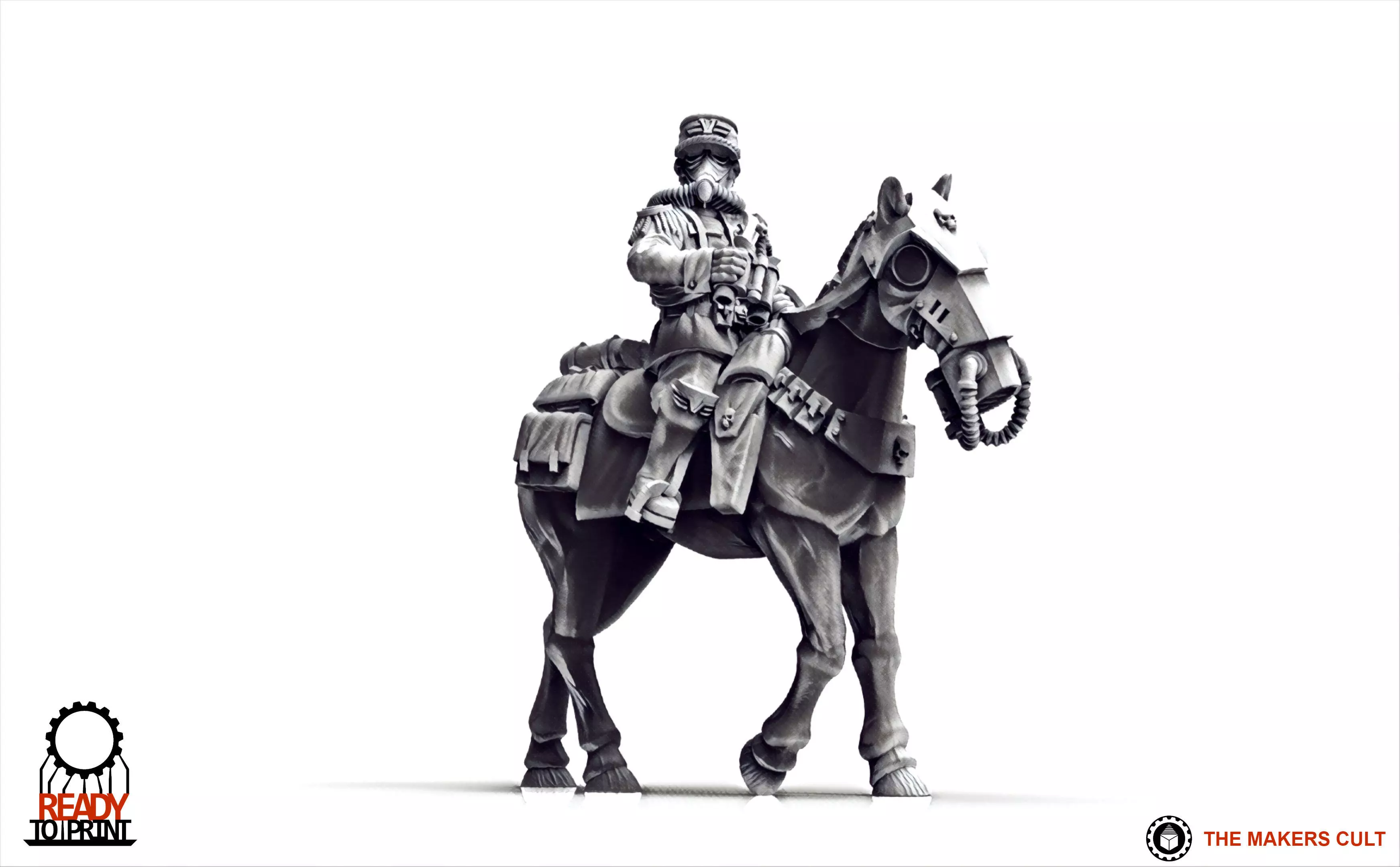 Valour Korps - Cavalry General Gustav 3D print model_0