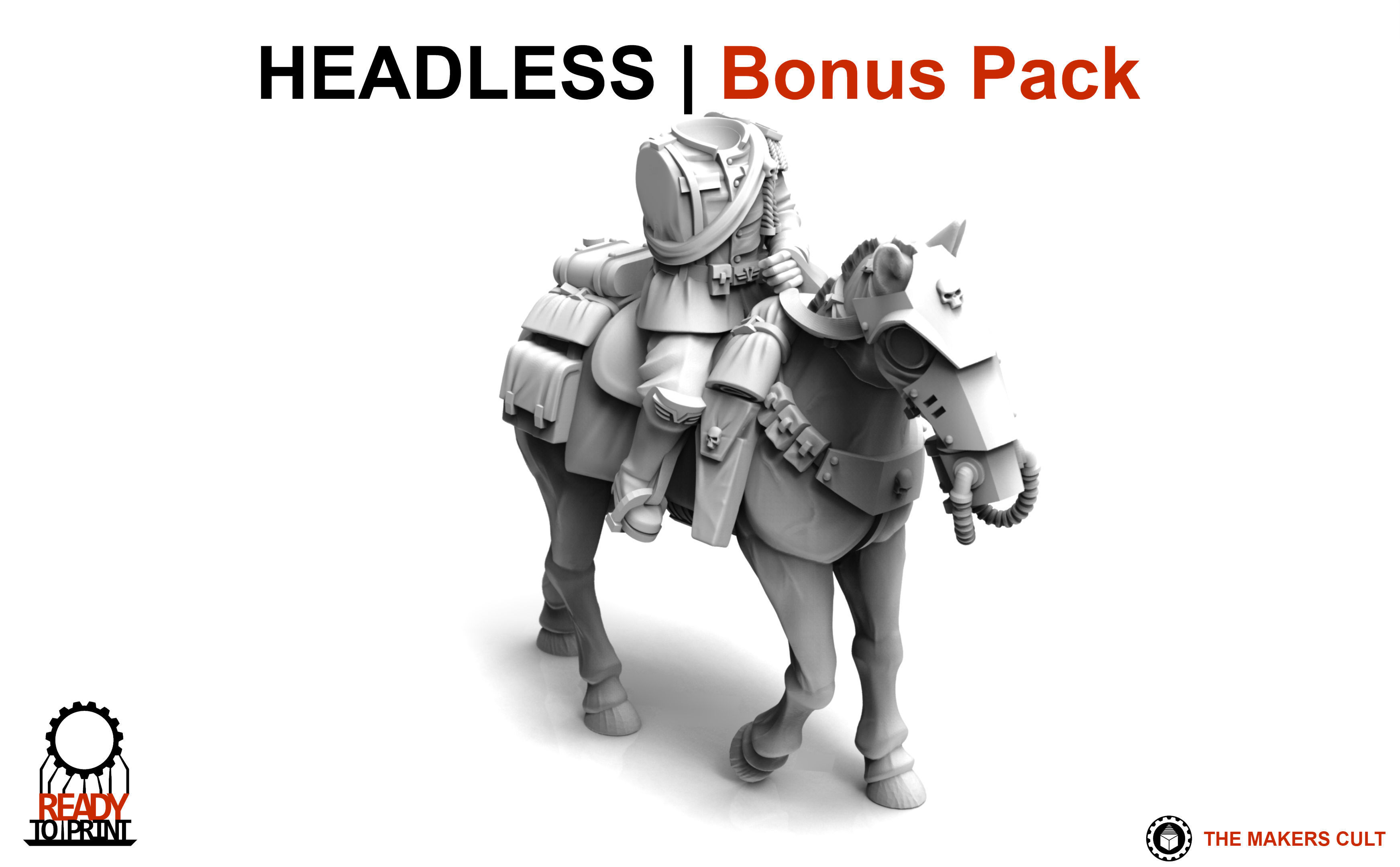 Valour Korps - Cavalry General Gustav 3D print model_1