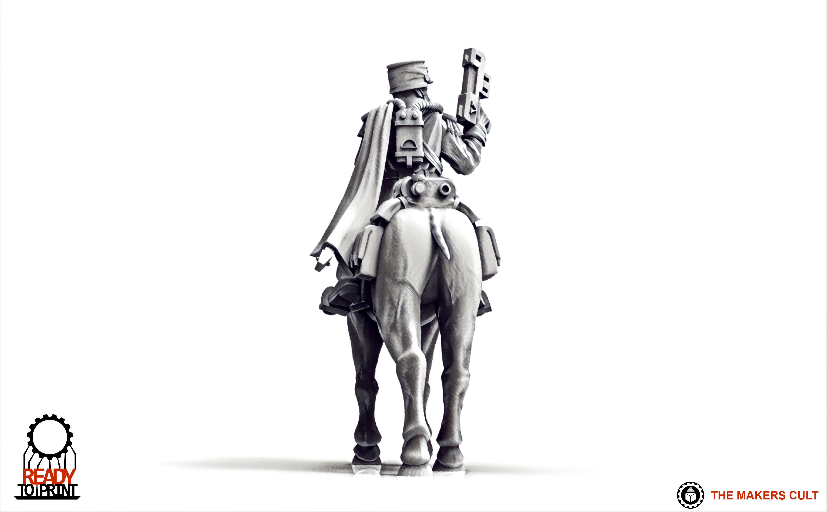 Valour Korps - Cavalry General Gustav 3D print model_16