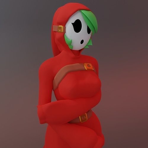 3d girl shygal vanilla version - ZebaxtianVR 3D model